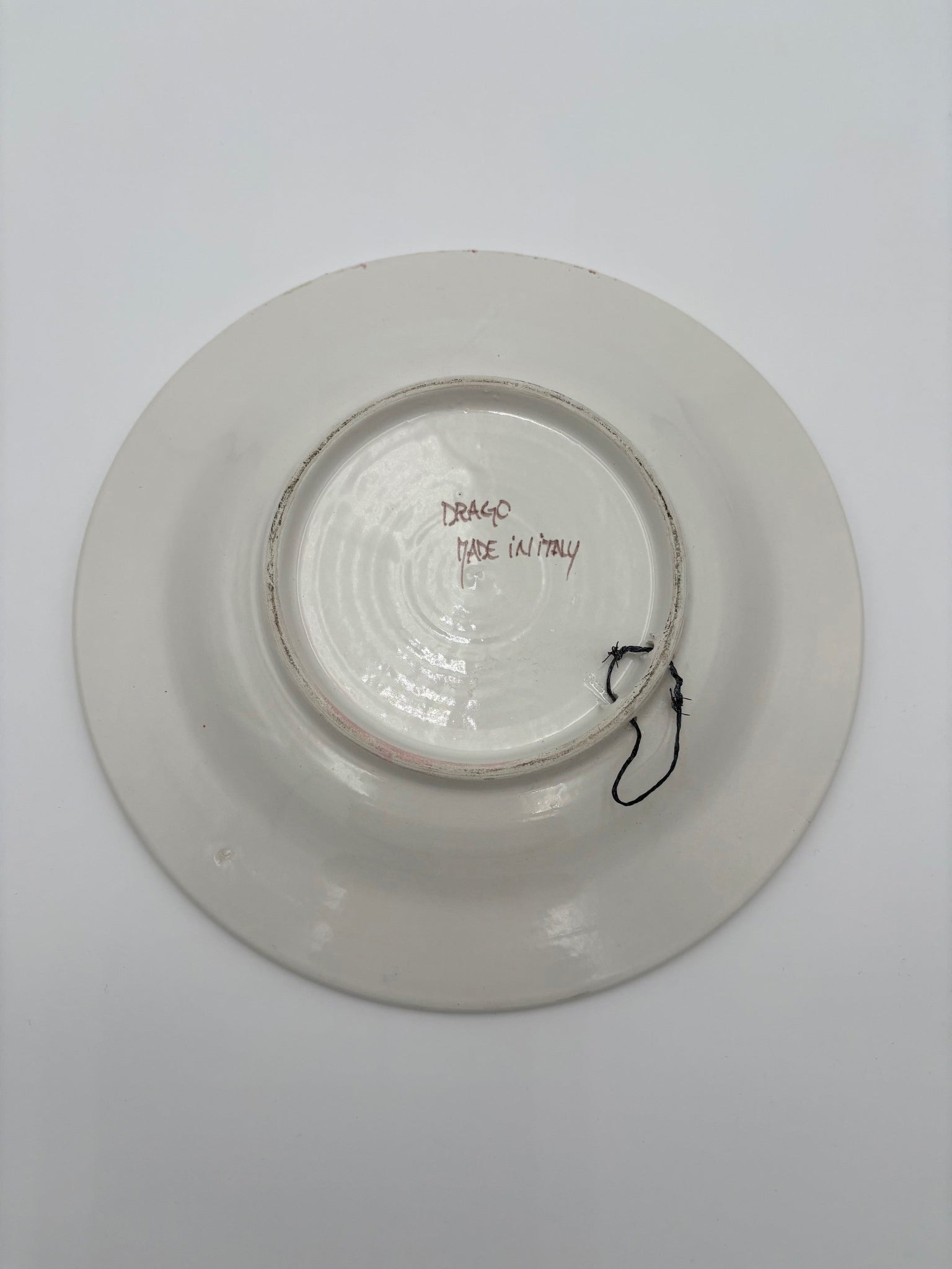 Palio di Siena Contrade Drago Plate