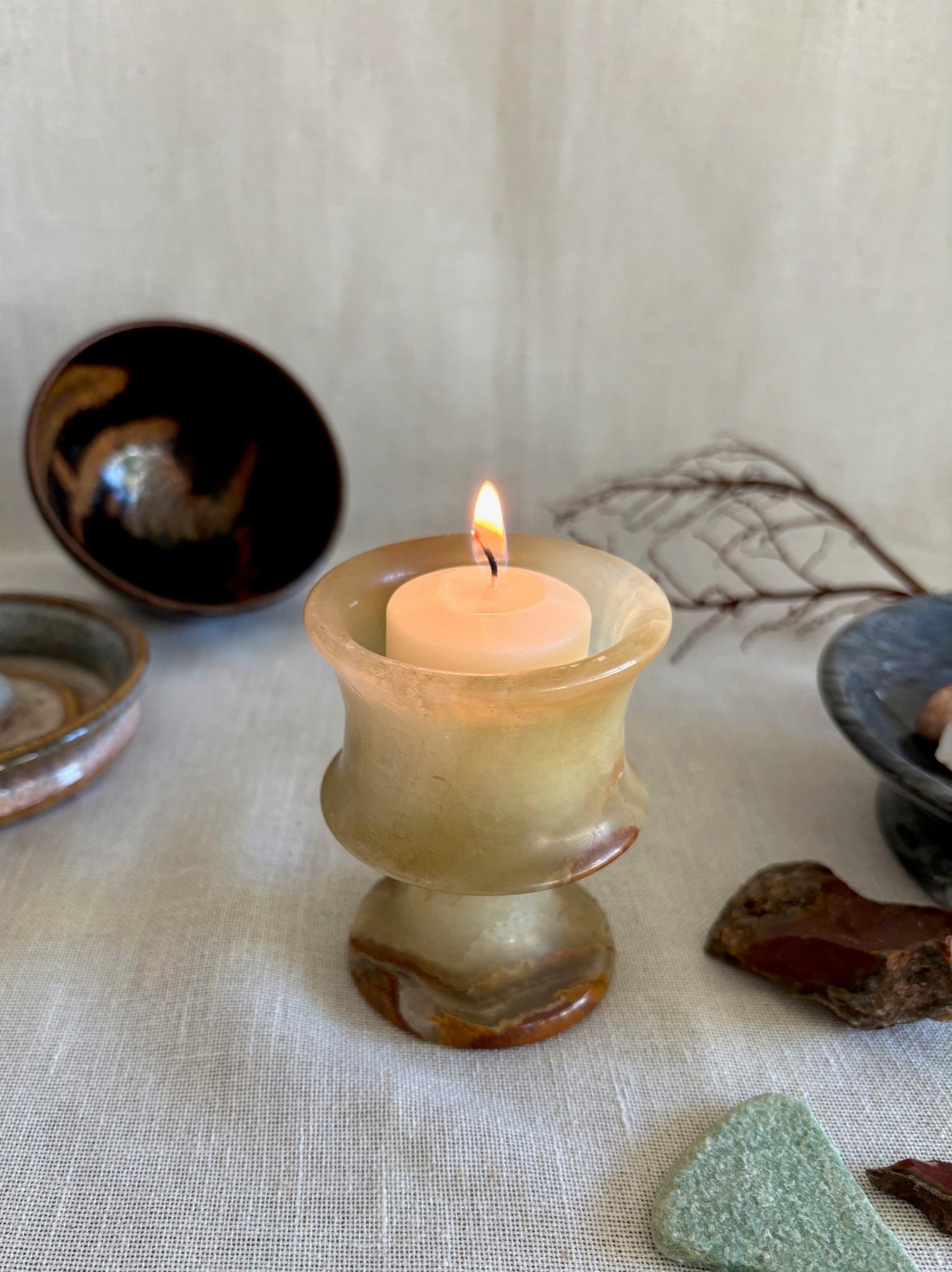 Onyx Votive Holder