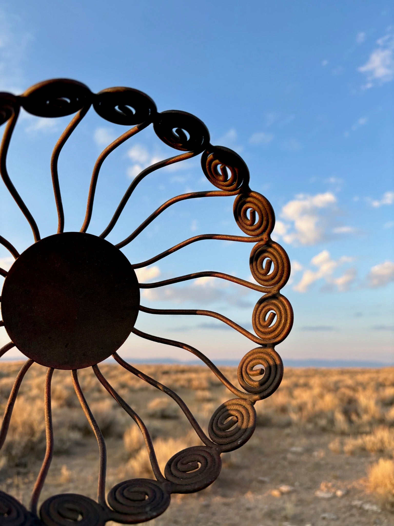 Spiraled Sun Ray Bowl