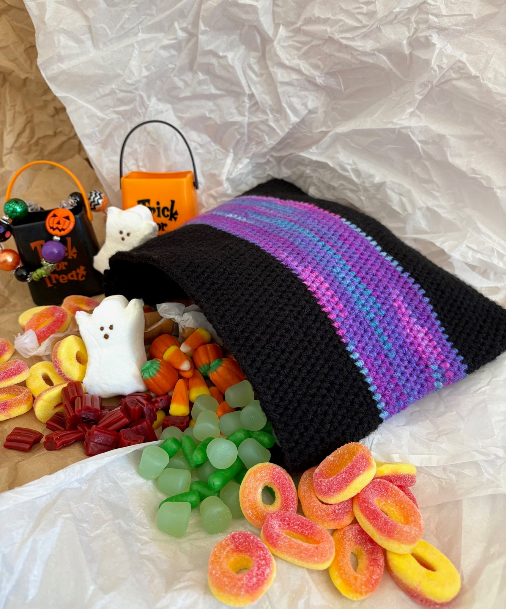 Crocheted Treat Pouch