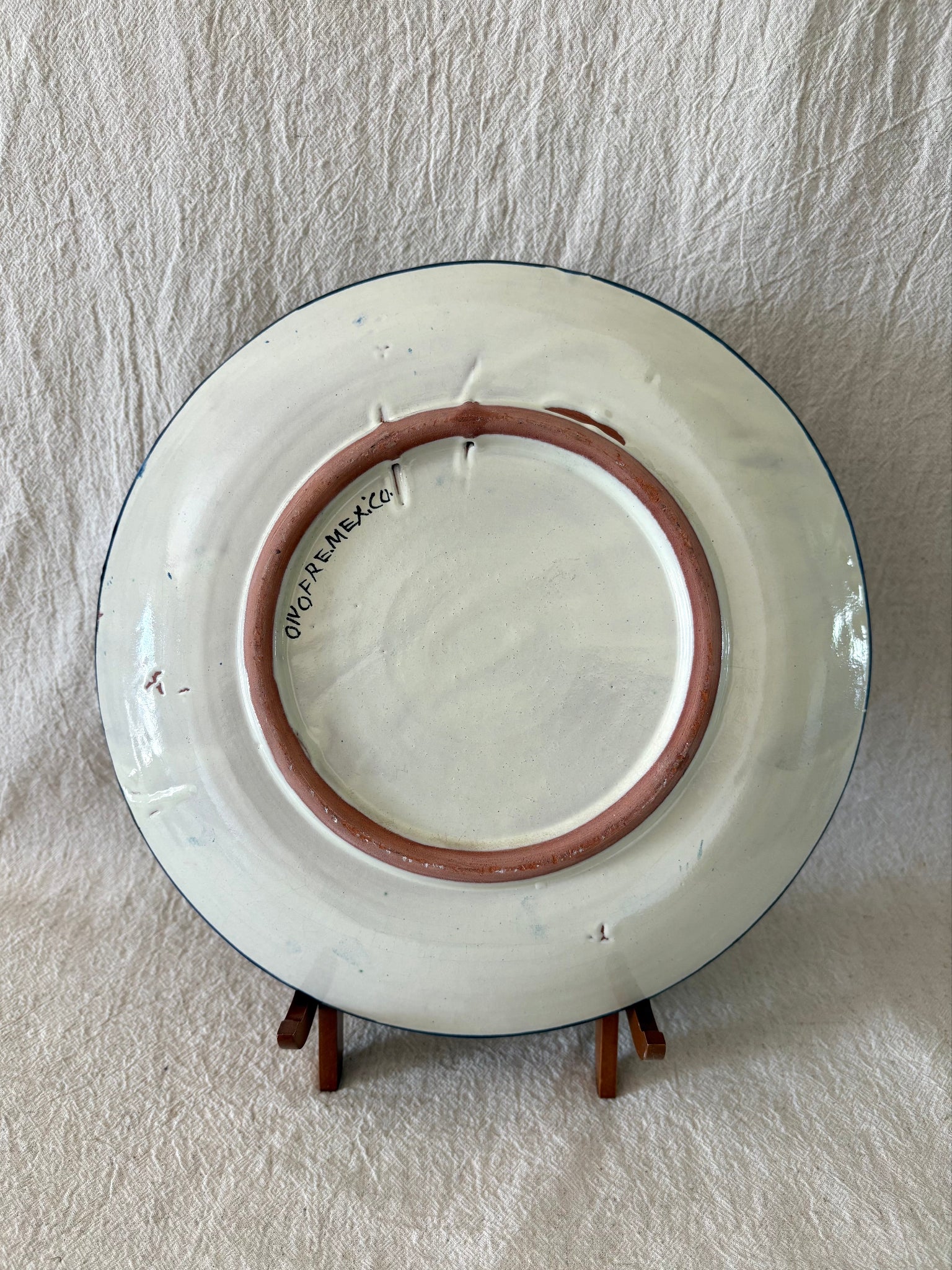 Mexican Talavera Plate with Fish