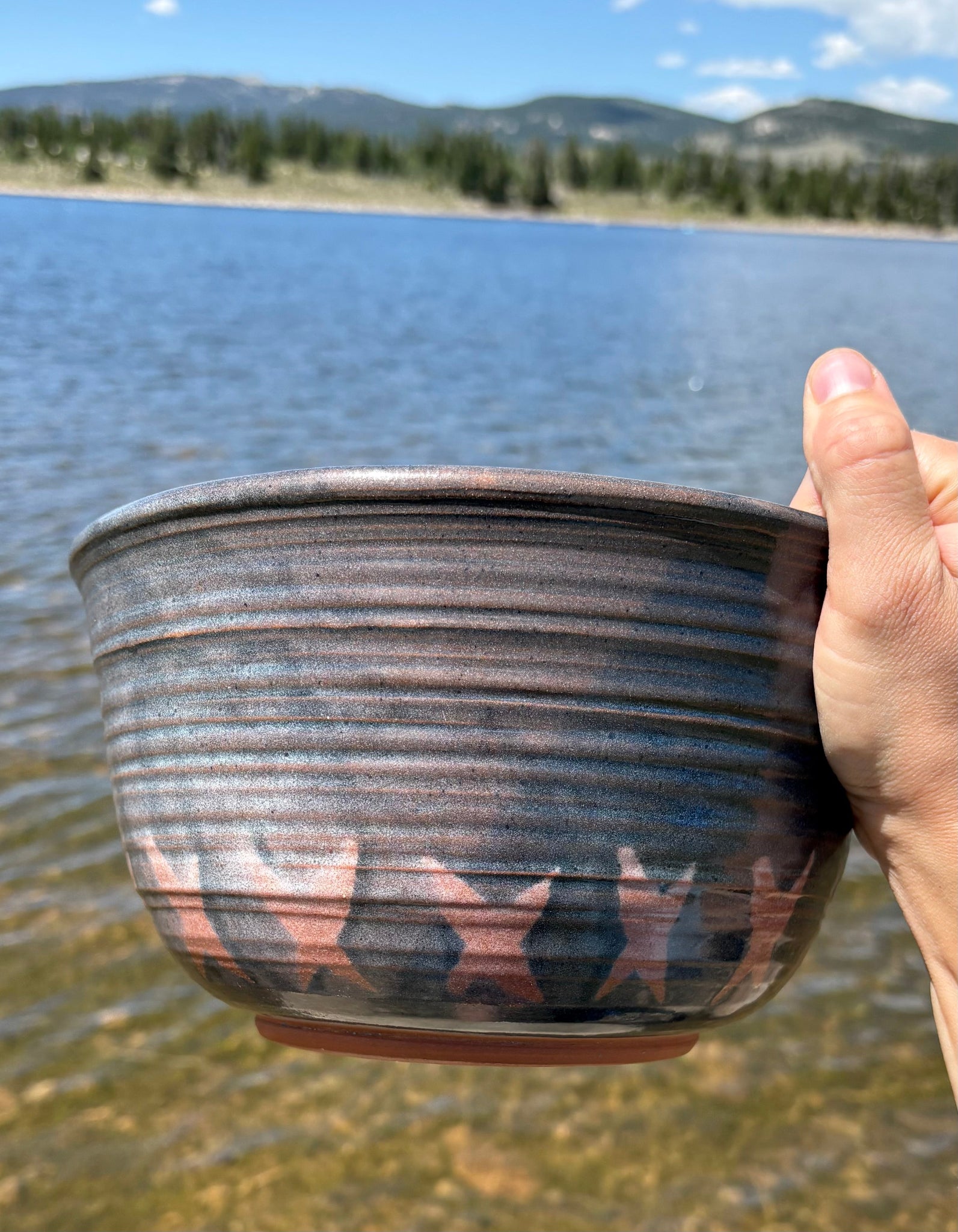 Crisscross Serving Bowl