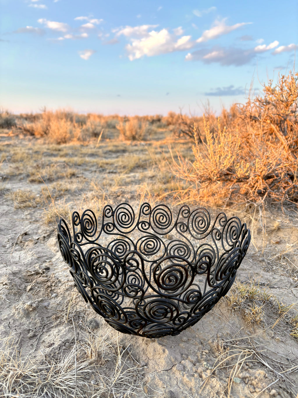 Swirled Wire Bowl