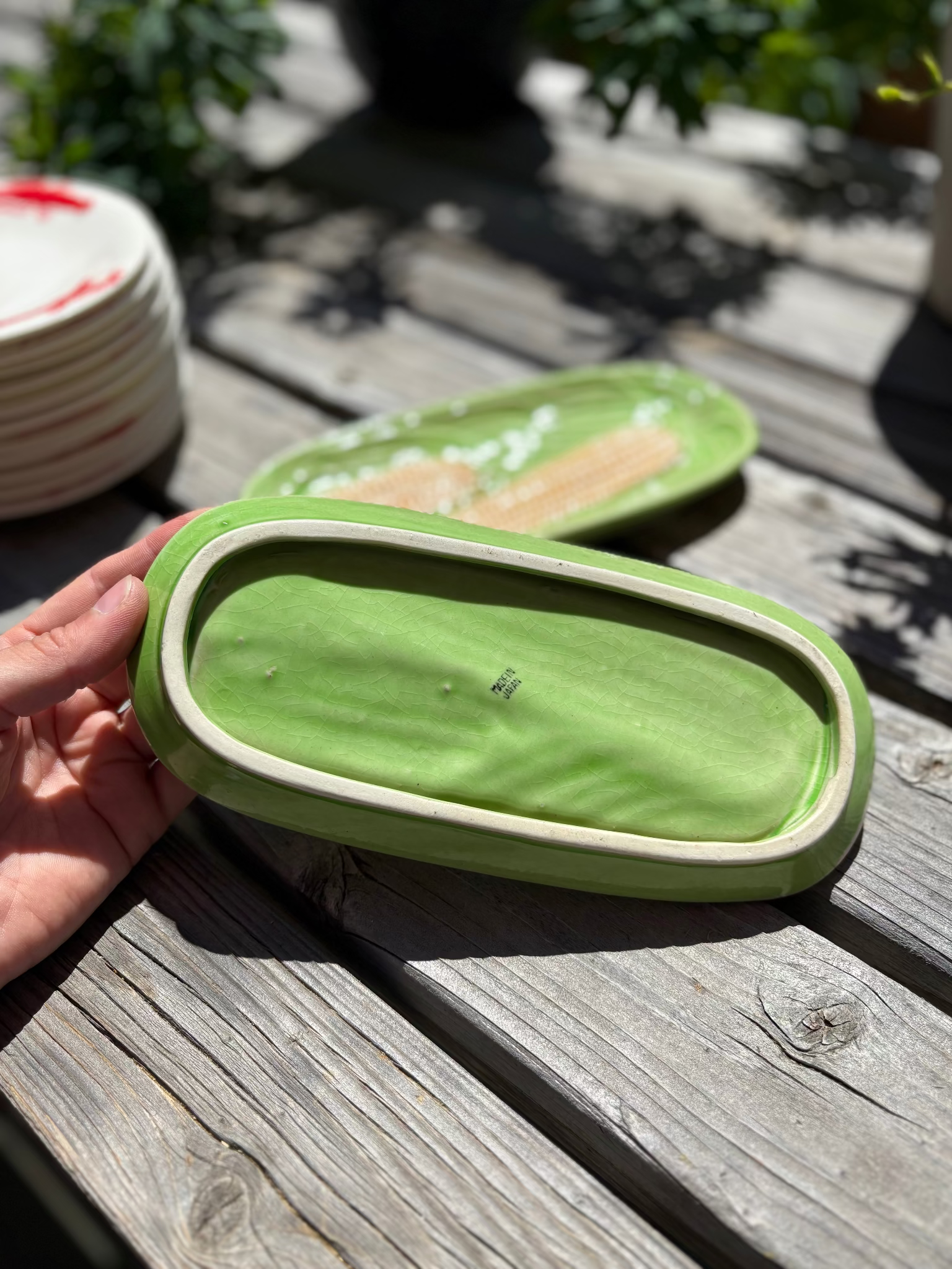 Vintage Corn Plates