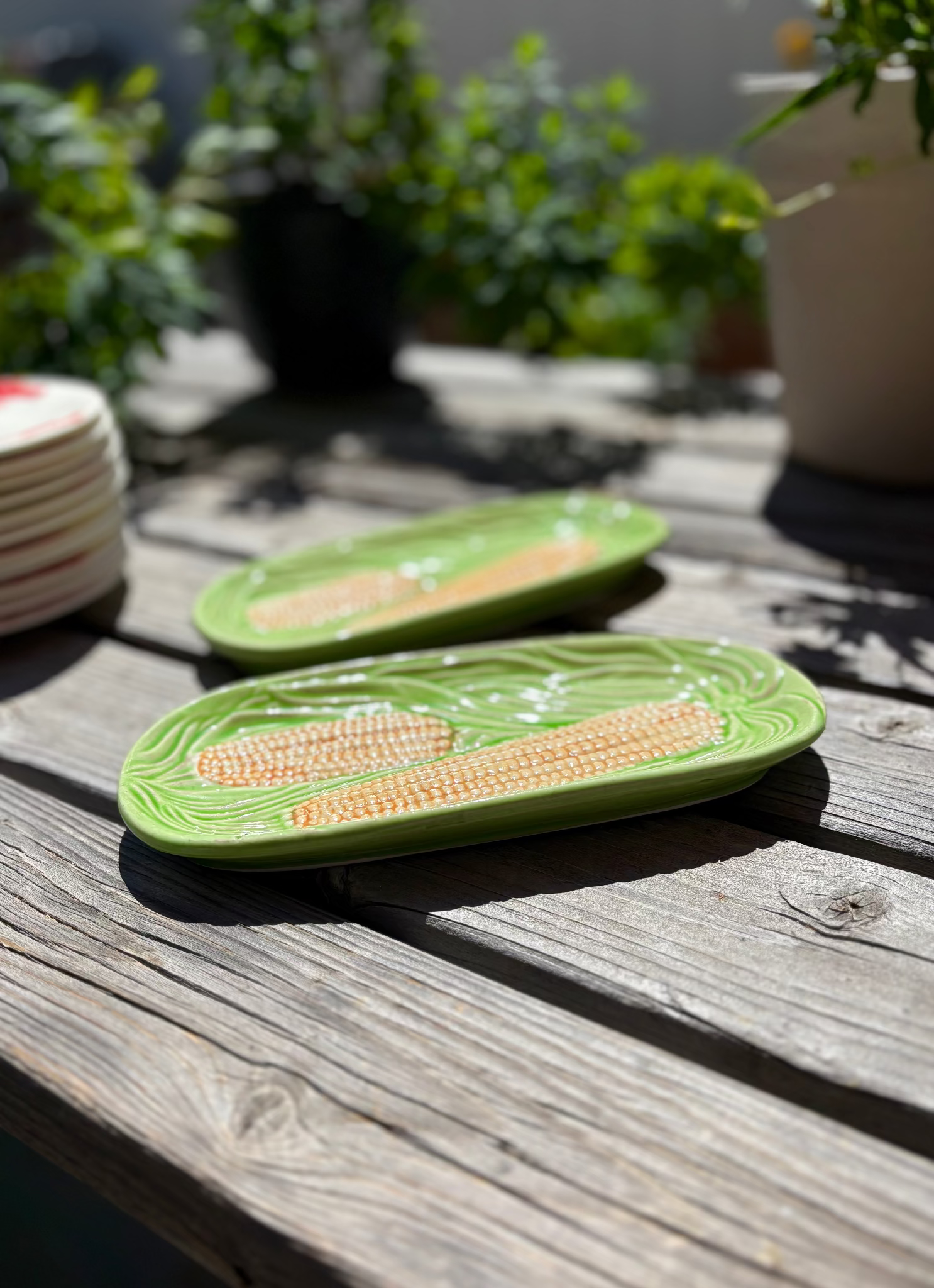 Vintage Corn Plates