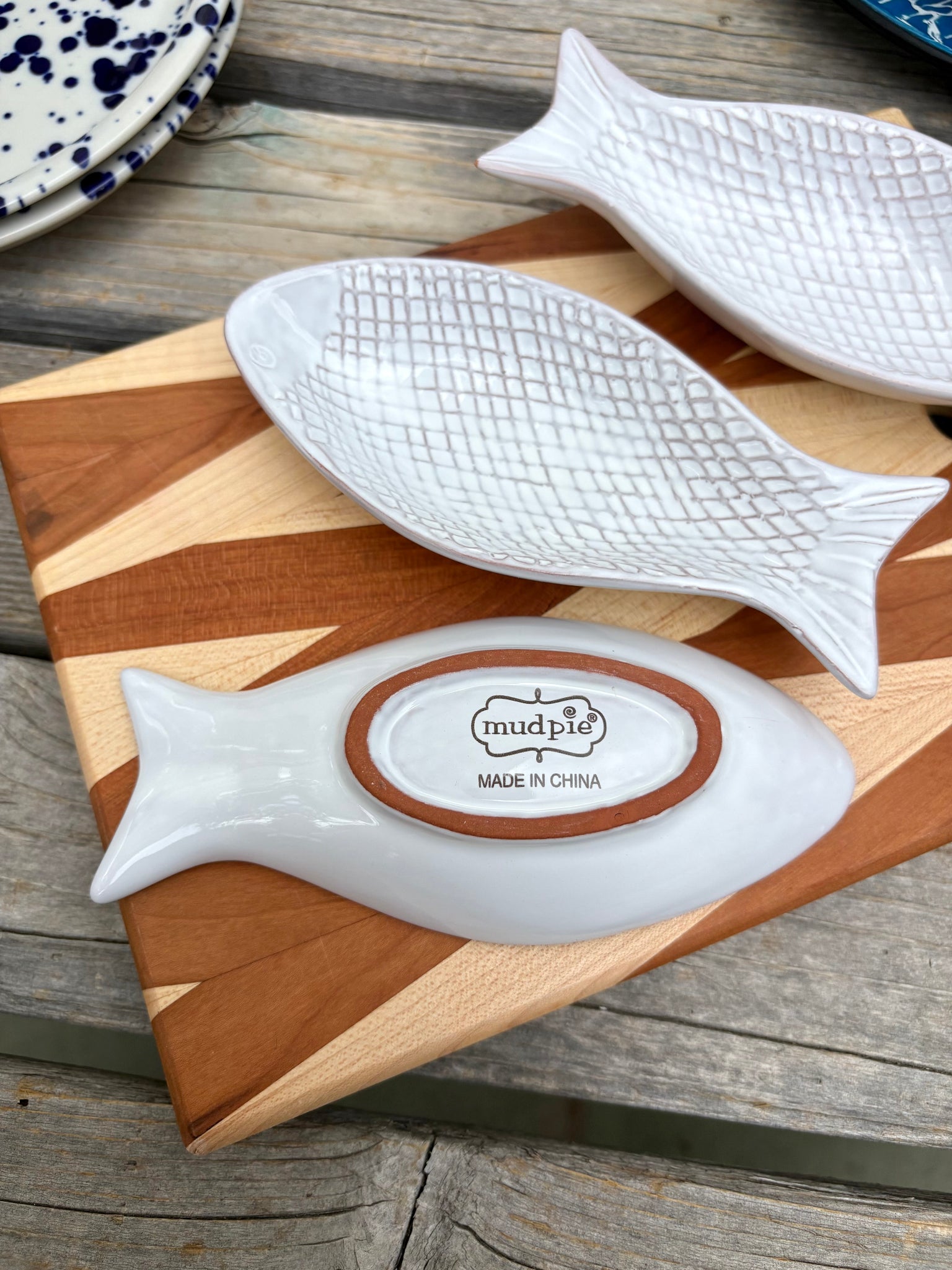 Set of 3 Fish Dip Cups