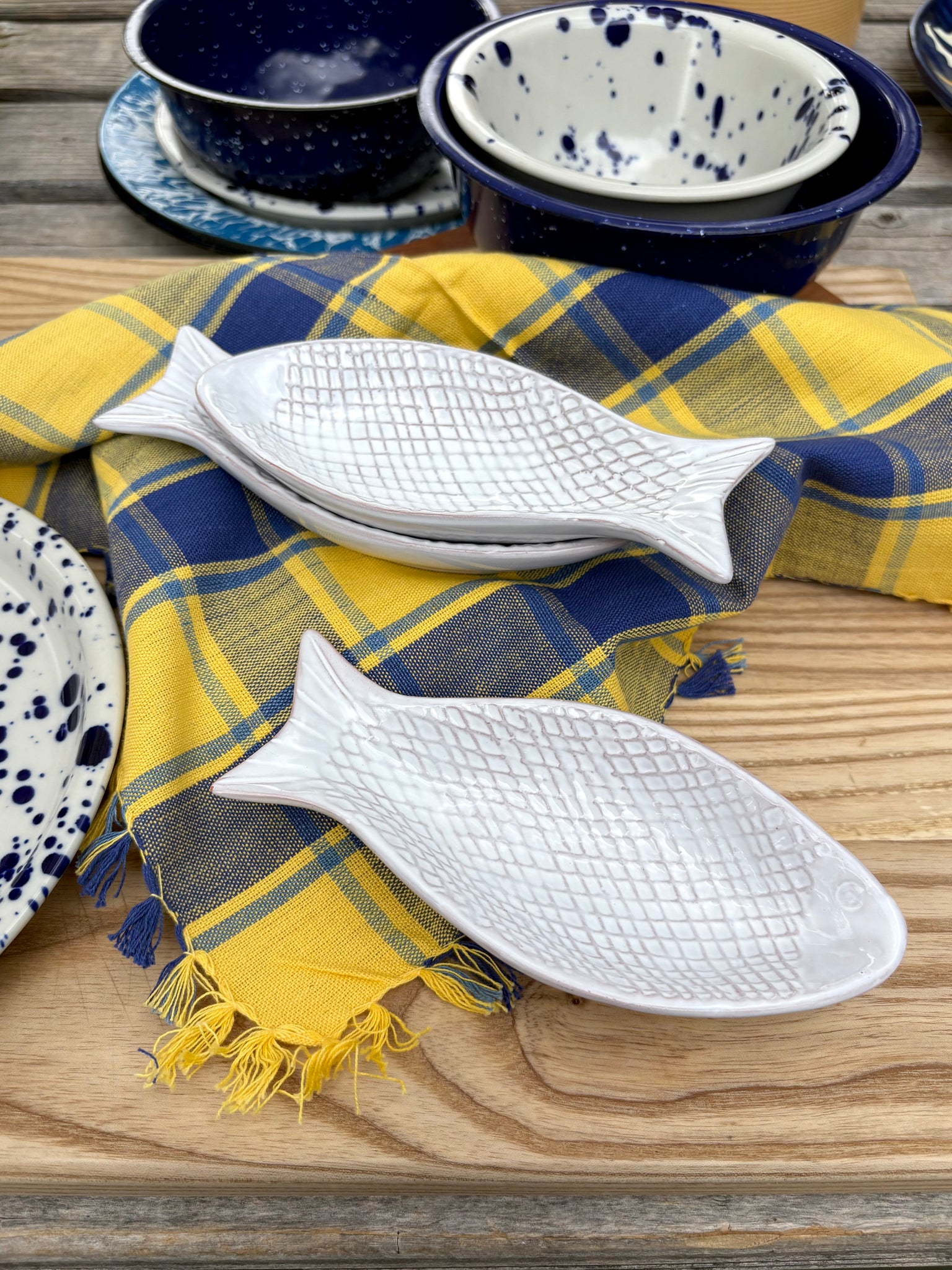 Set of 3 Fish Dip Cups