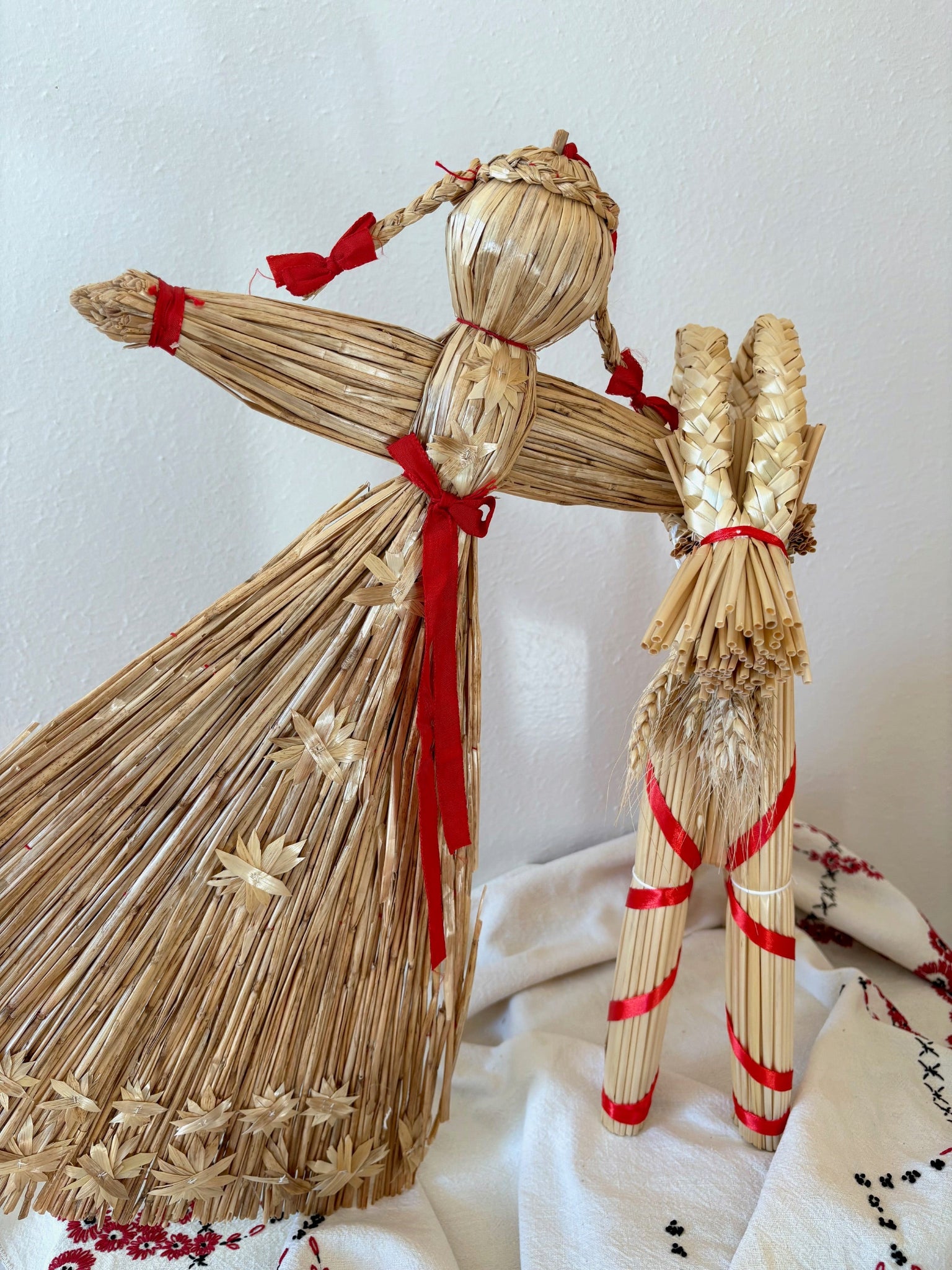 Vintage Scandinavian Christmas Doll Decoration