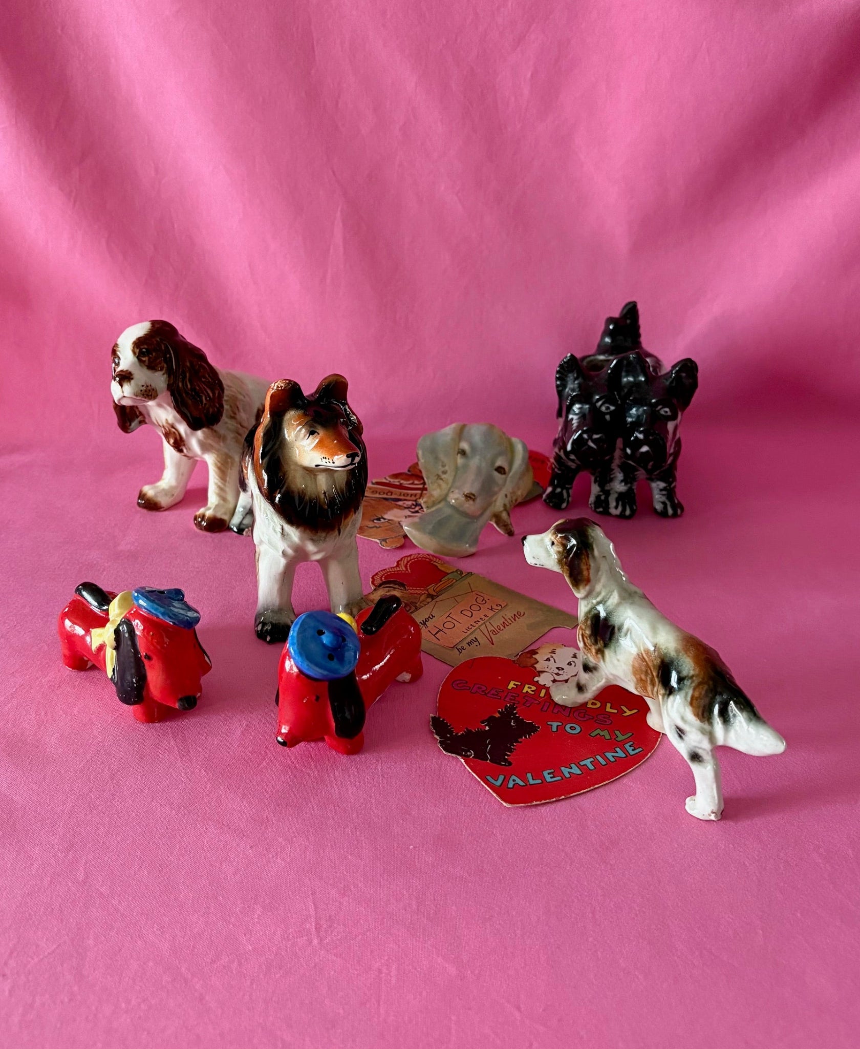 English Setter Dog Figurine