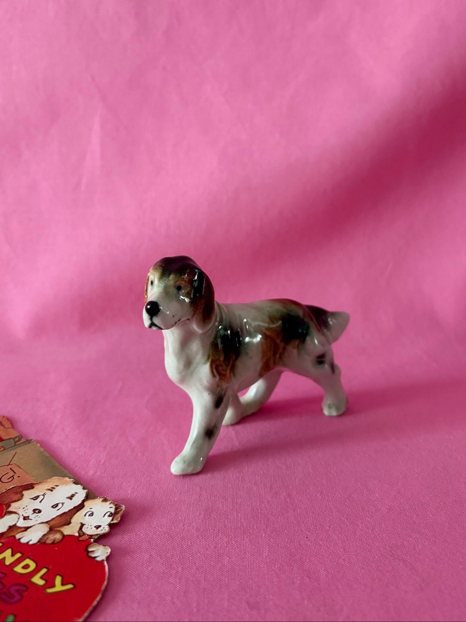 English Setter Dog Figurine