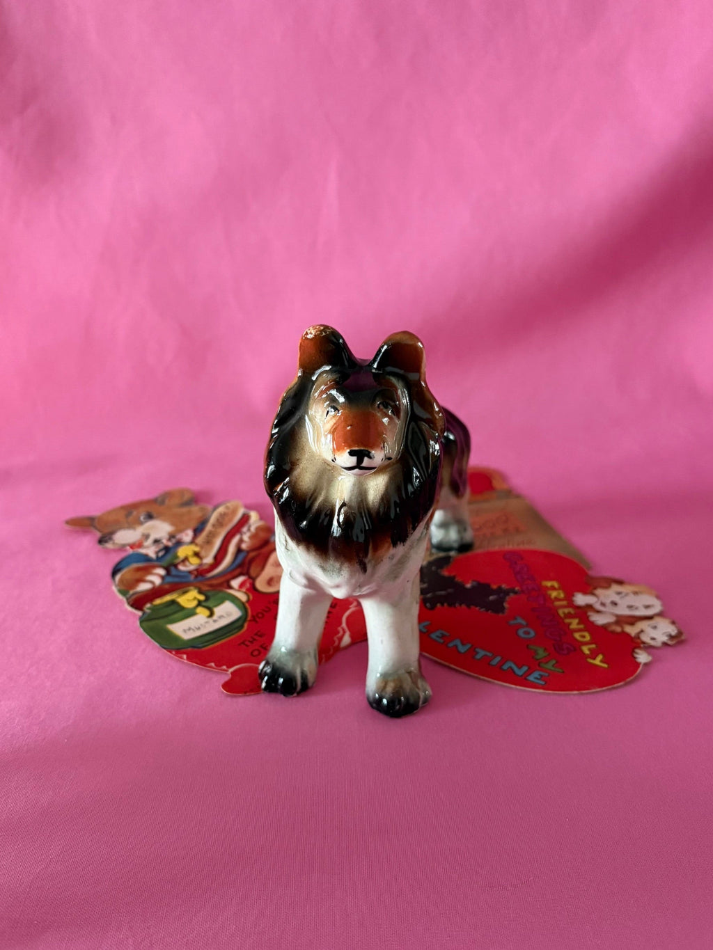 Collie Dog Figurine