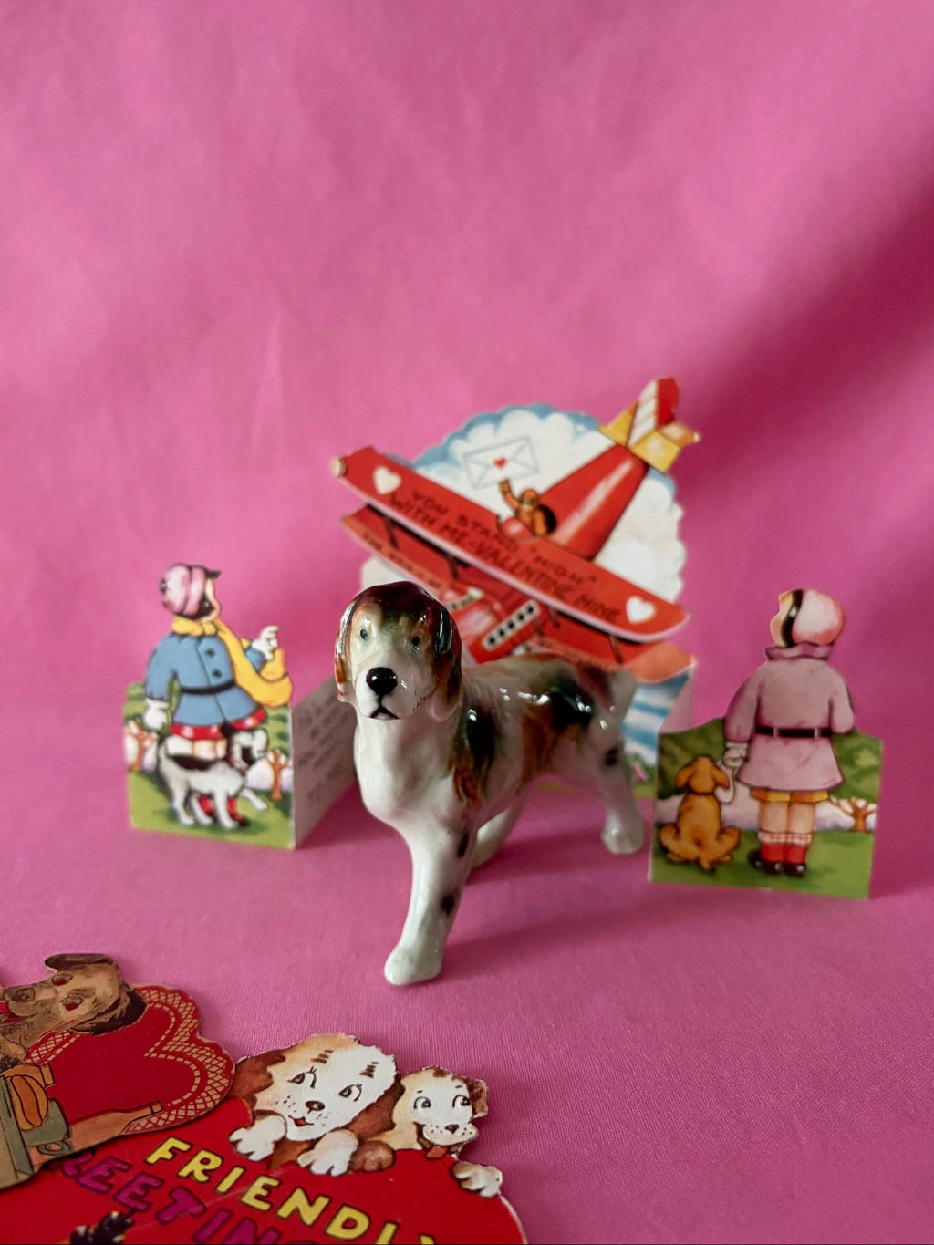 English Setter Dog Figurine