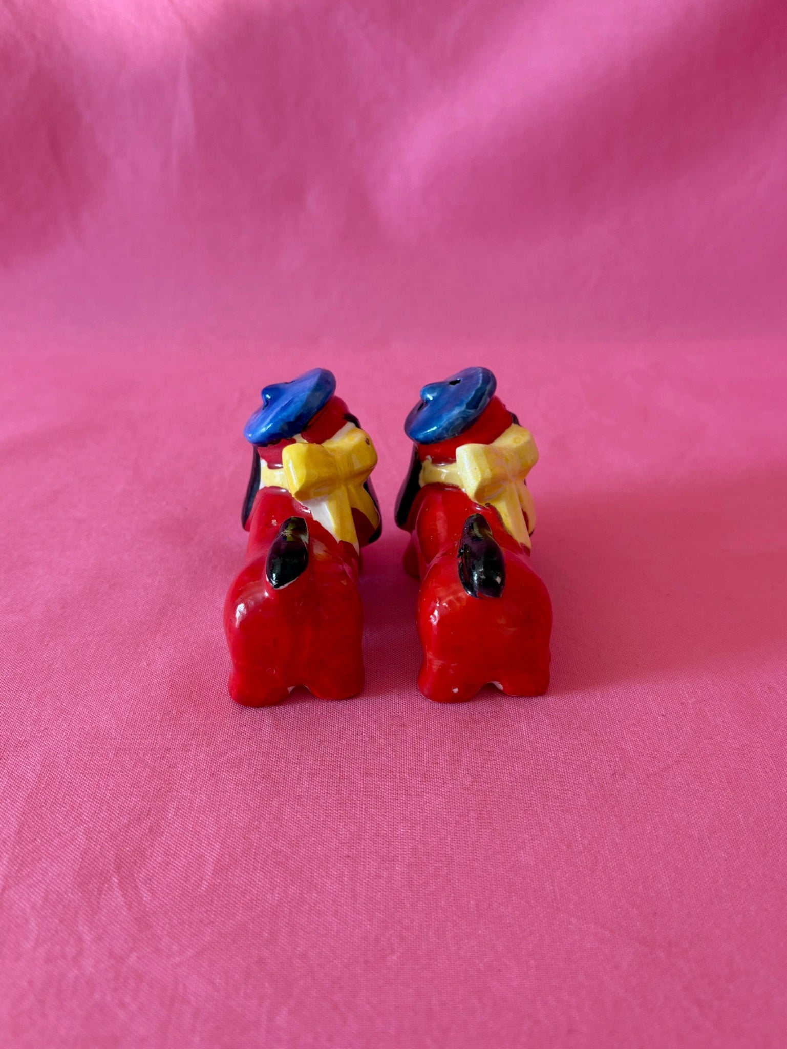 French Pups with Berets and Bows