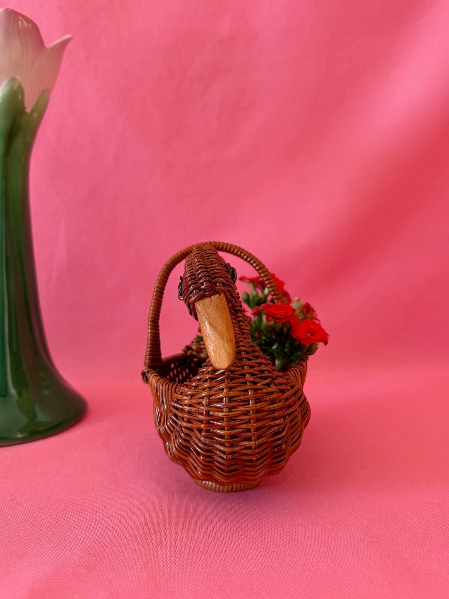 Miniature Swan Basket