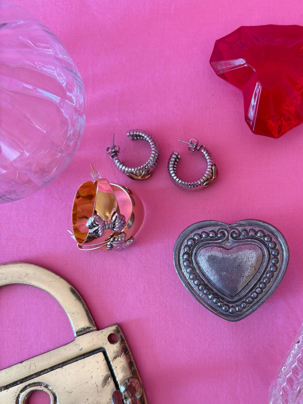 Vintage Hoops with Bows