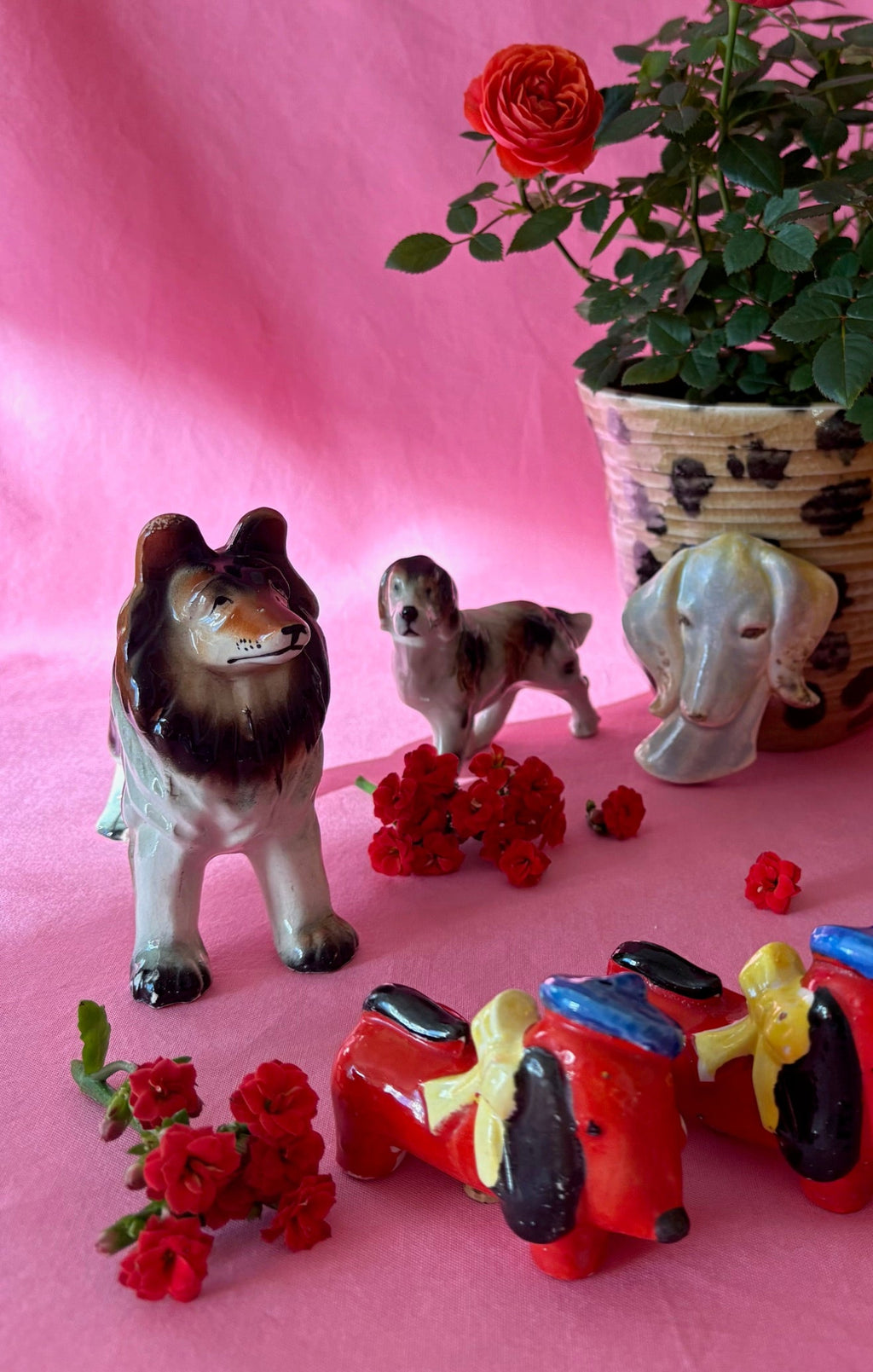 Collie Dog Figurine
