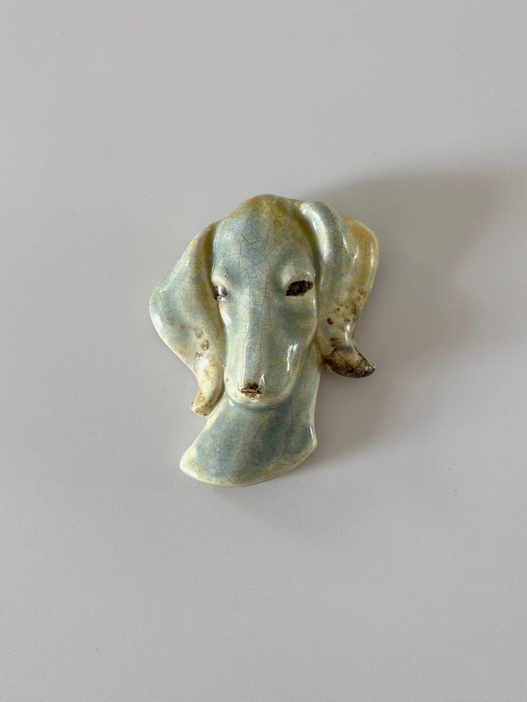 Elegant Deco Dachshund Brooch
