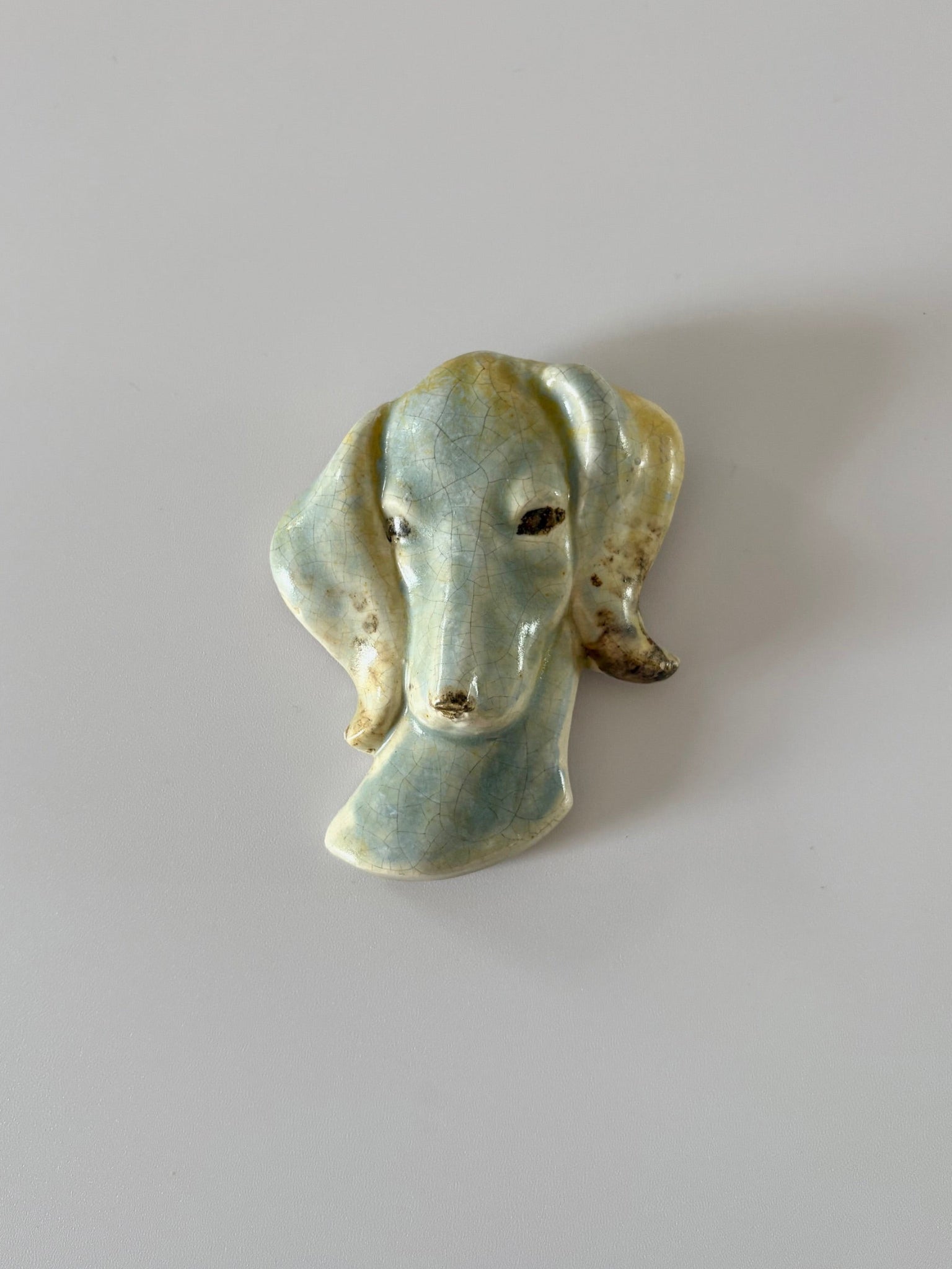 Elegant Deco Dachshund Brooch