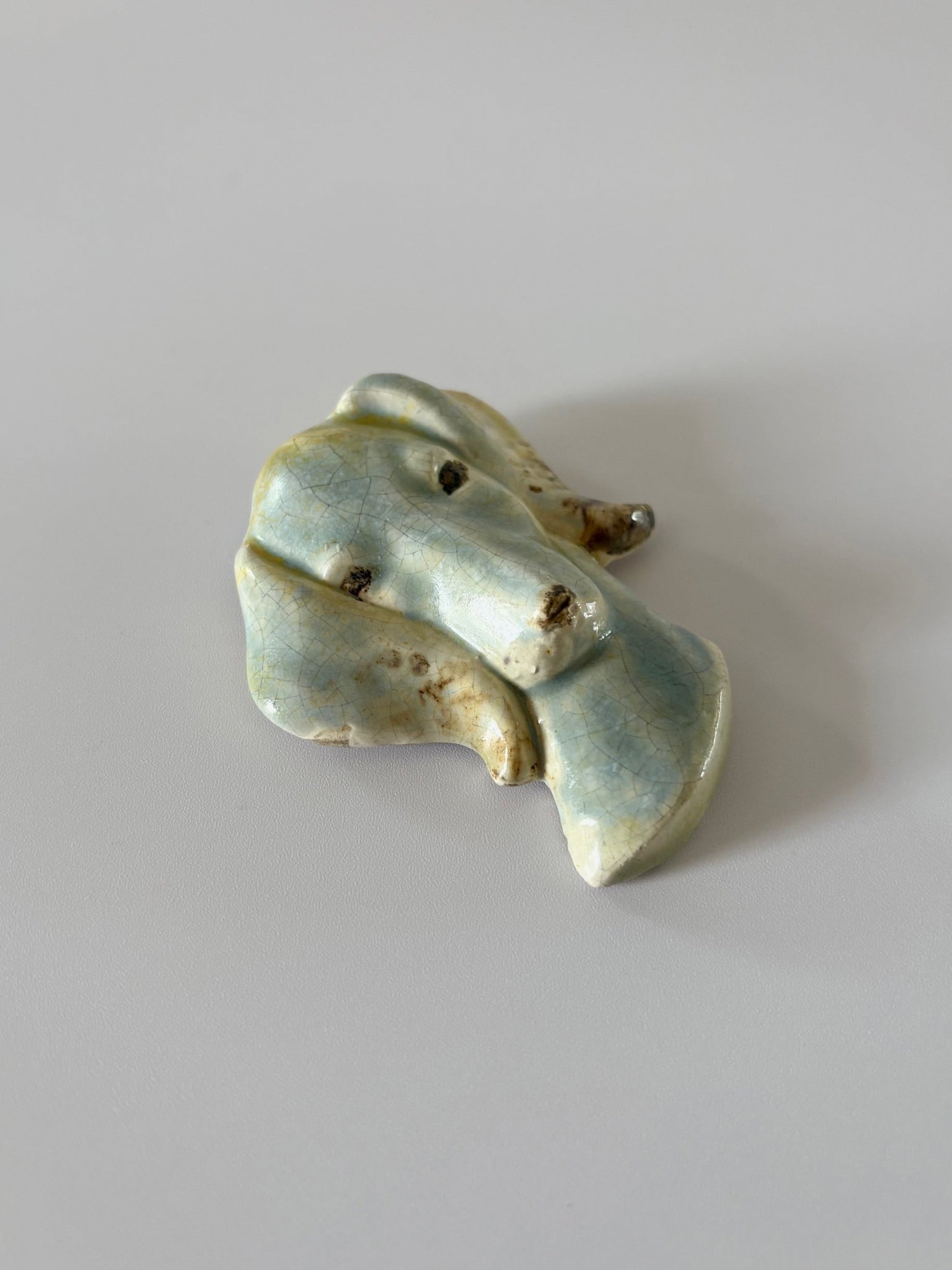 Elegant Deco Dachshund Brooch