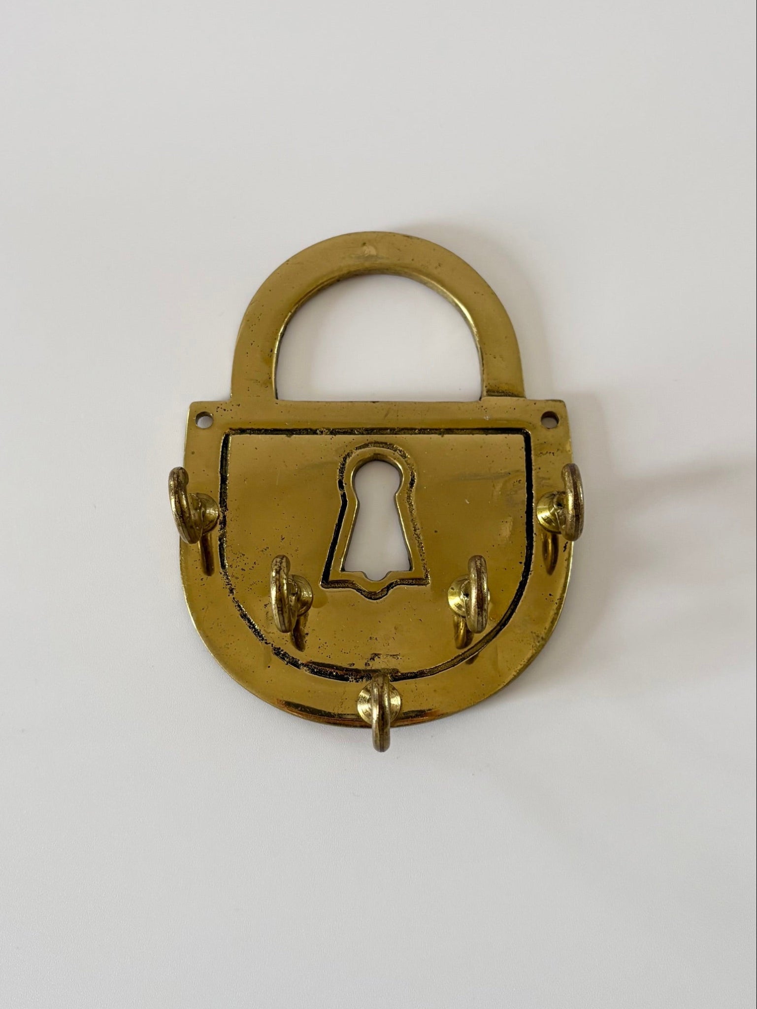 Key to my Heart Brass Key Holder