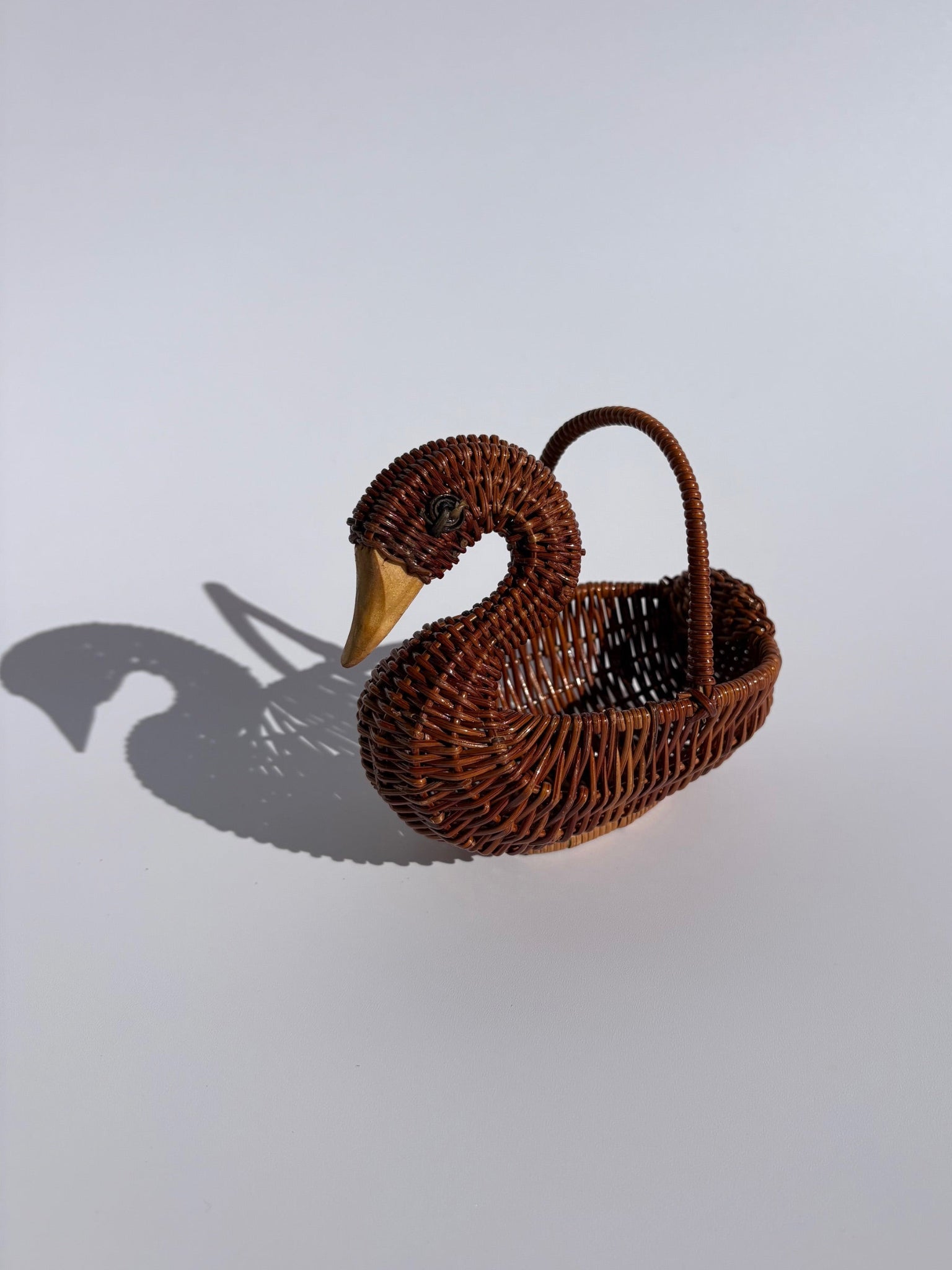 Miniature Swan Basket
