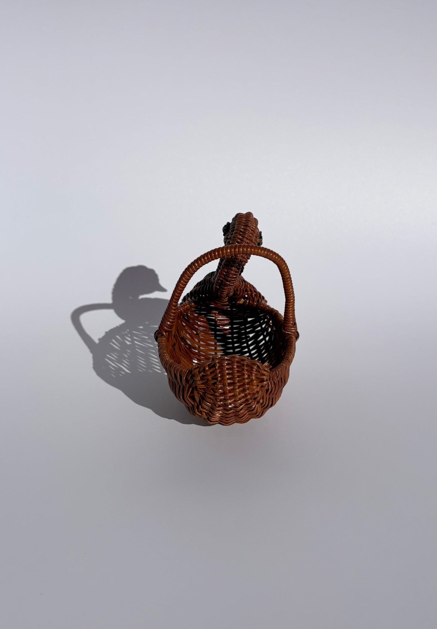 Miniature Swan Basket