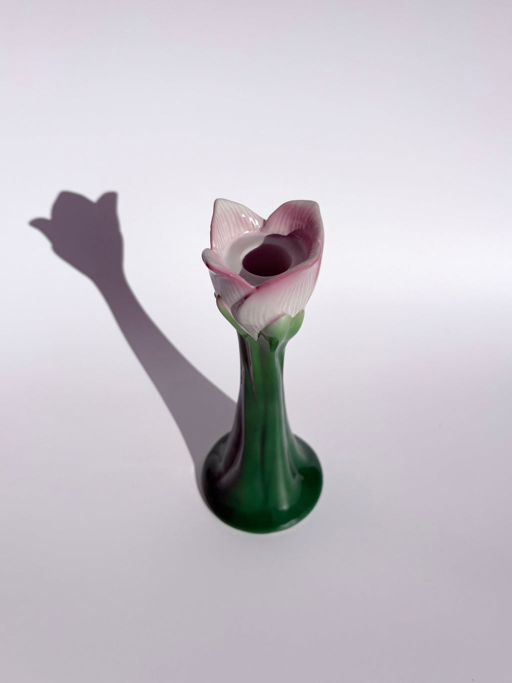 Pink Tulip Candle Holder