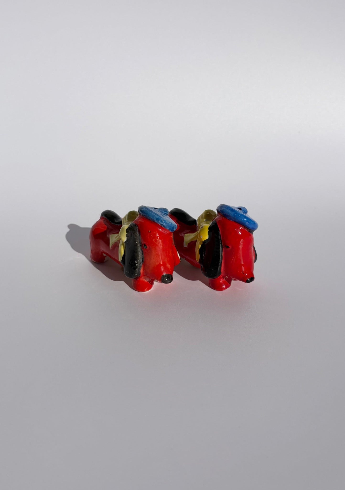 French Pups with Berets and Bows