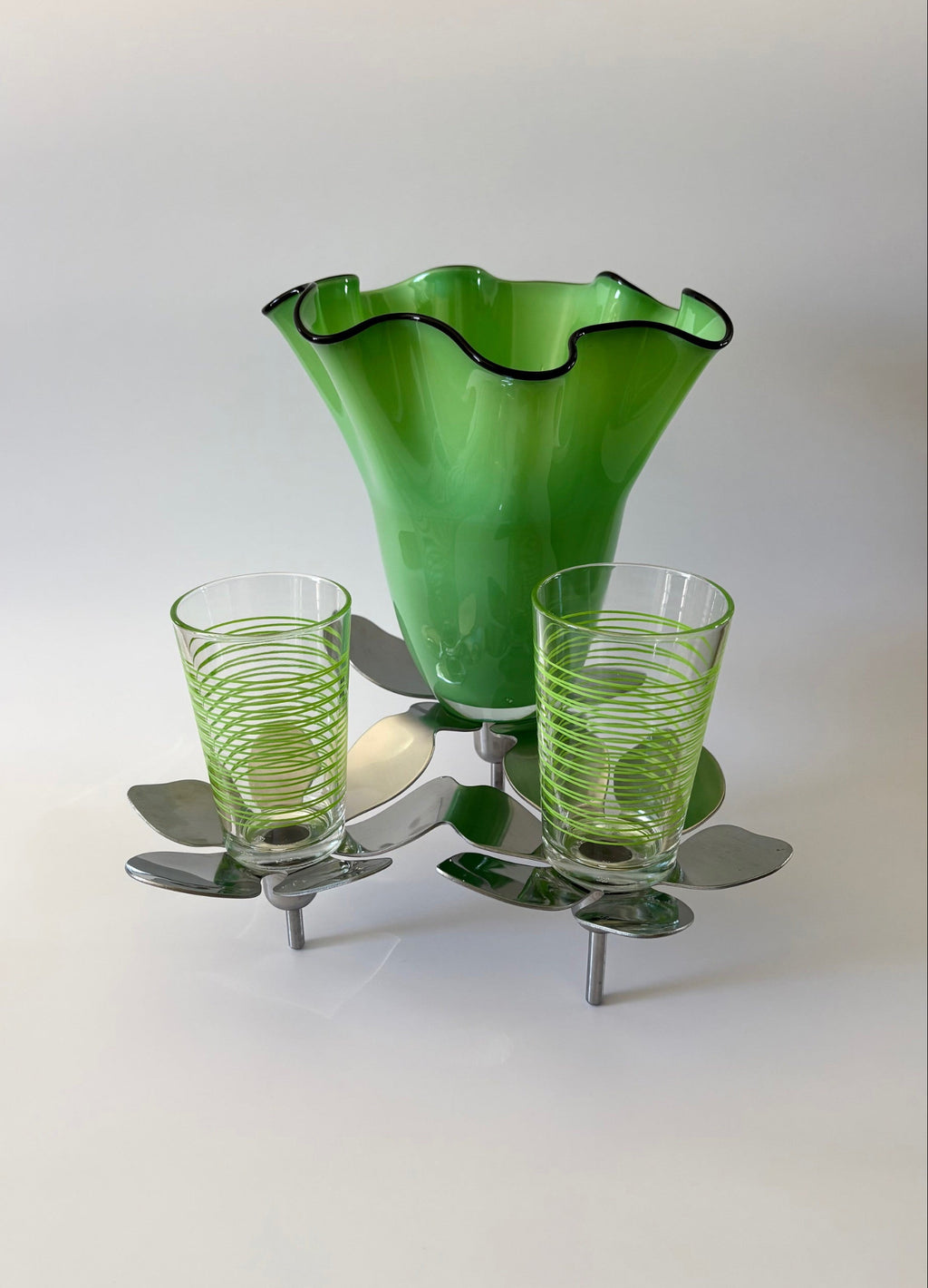Vintage Flower Taper Holder