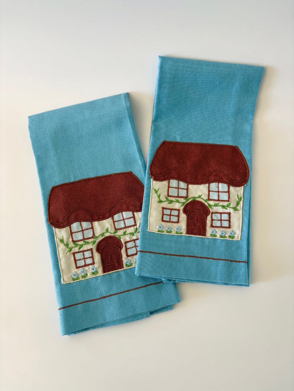 Vintage Cottage Tea Towels