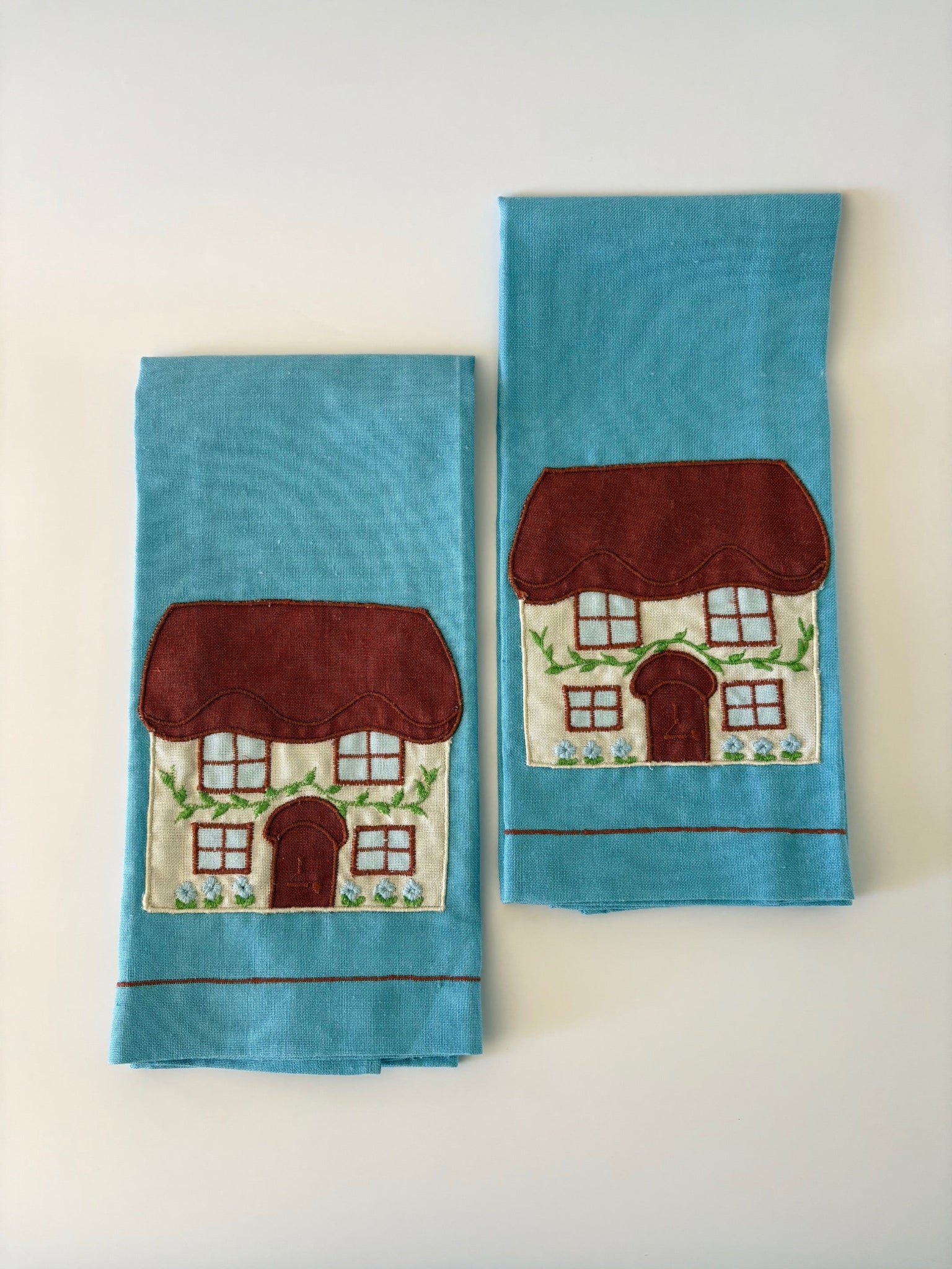 Vintage Cottage Tea Towels