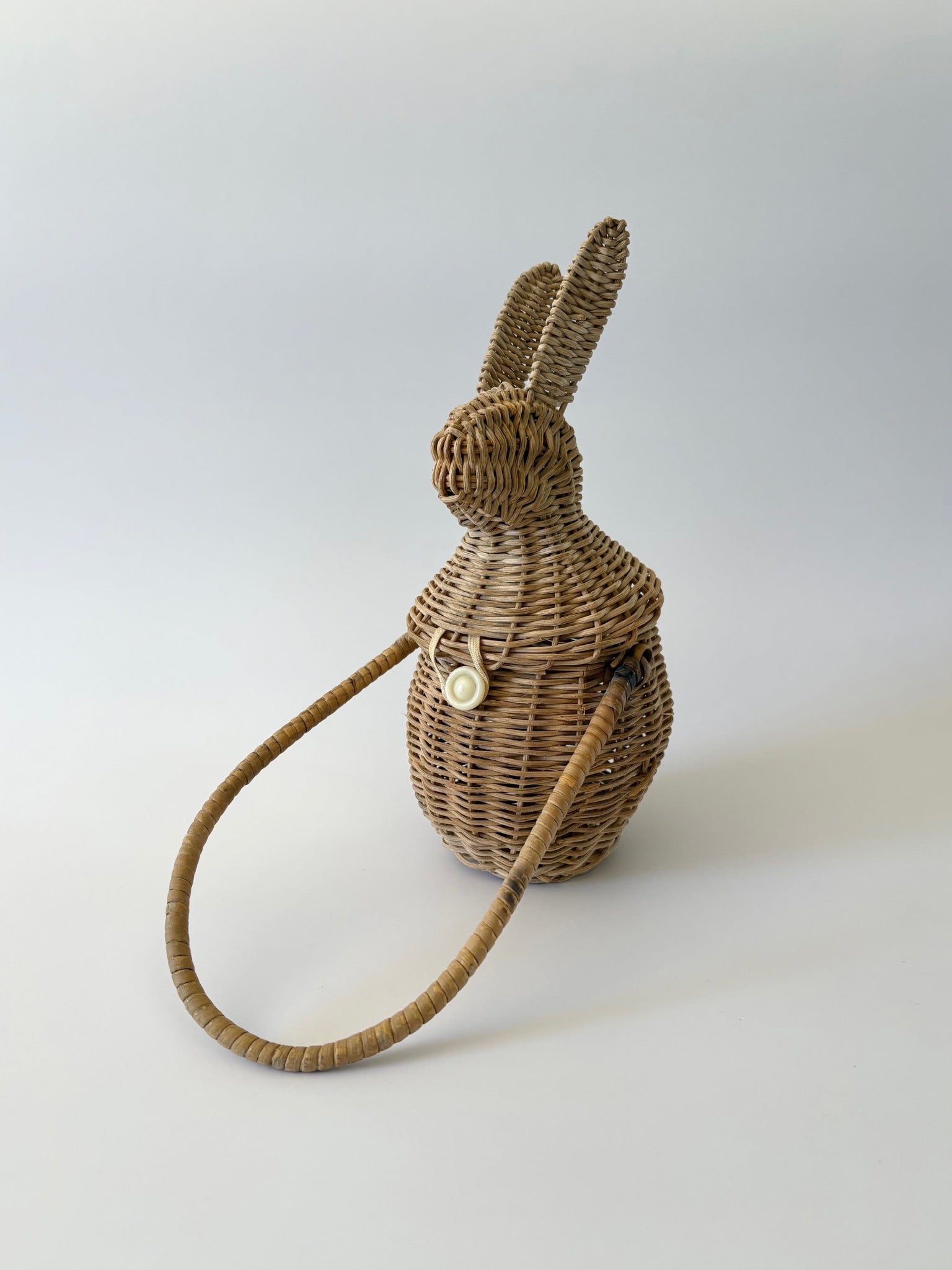 Vintage Wicker Bunny Purse