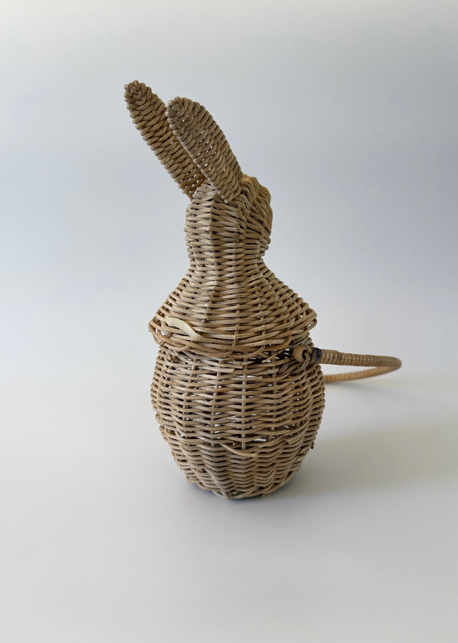 Vintage Wicker Bunny Purse