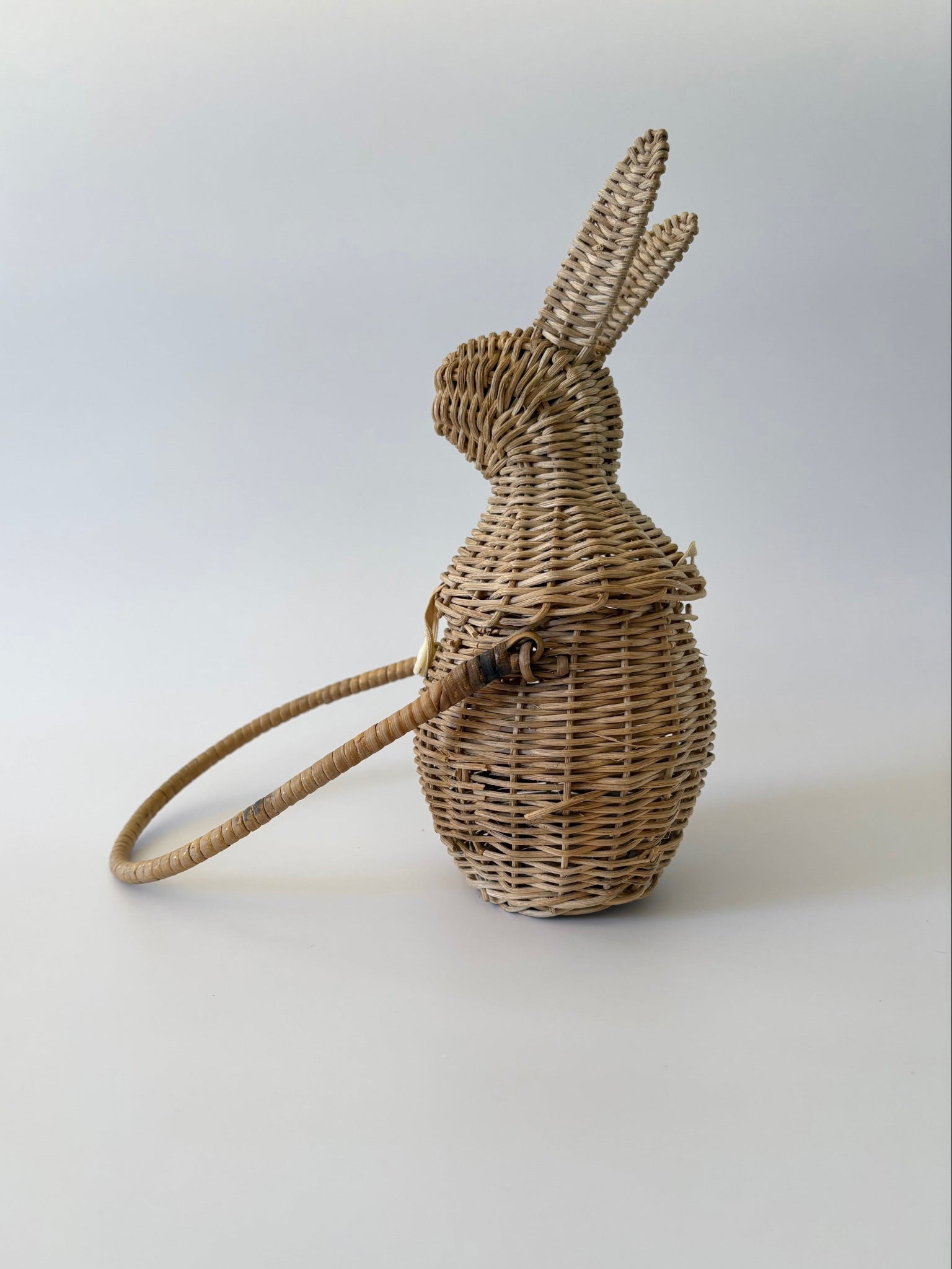 Vintage Wicker Bunny Purse