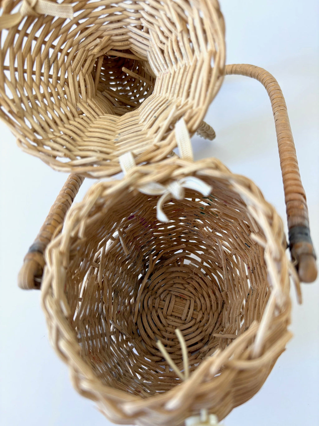 Vintage Wicker Bunny Purse