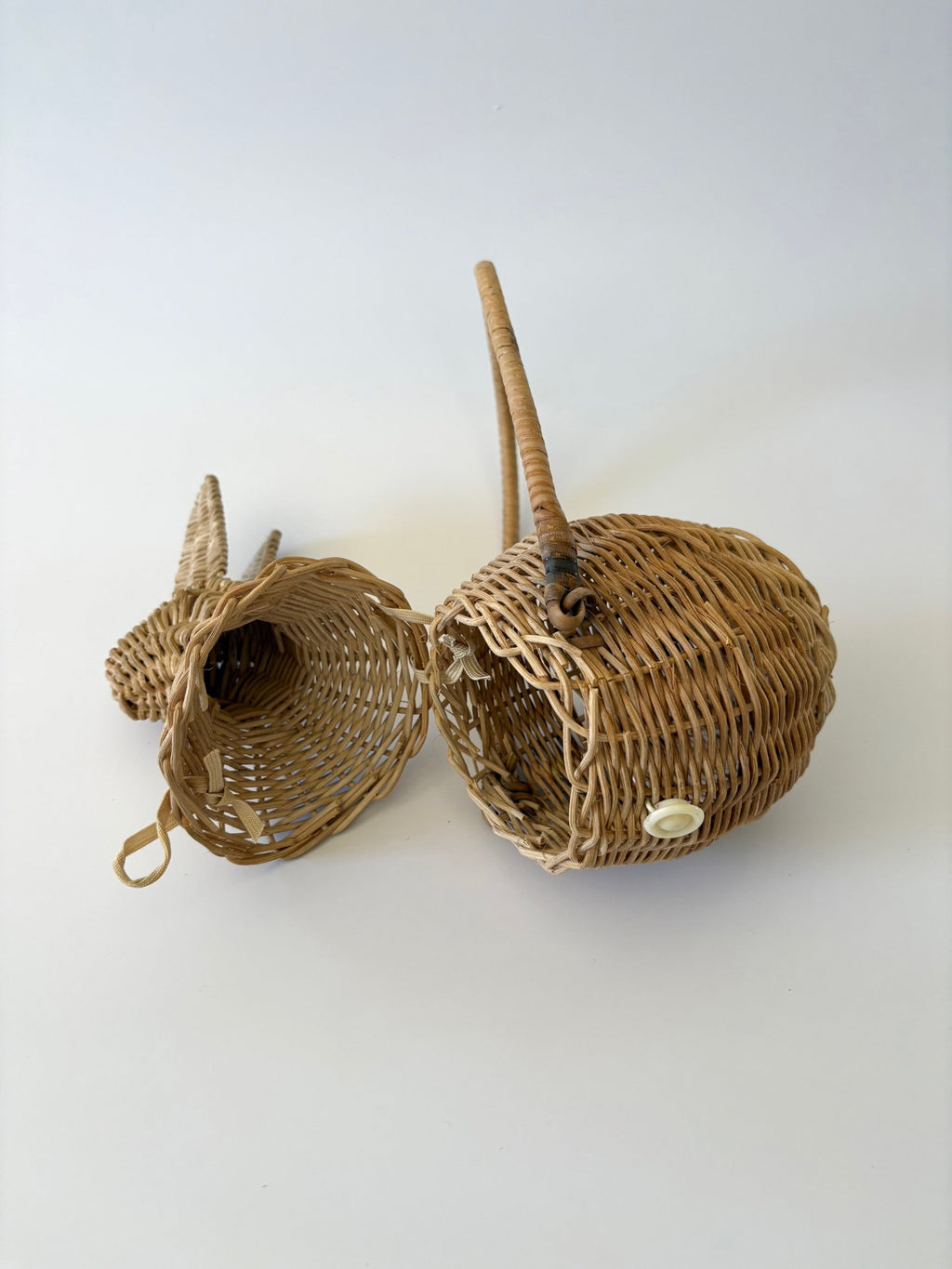Vintage Wicker Bunny Purse