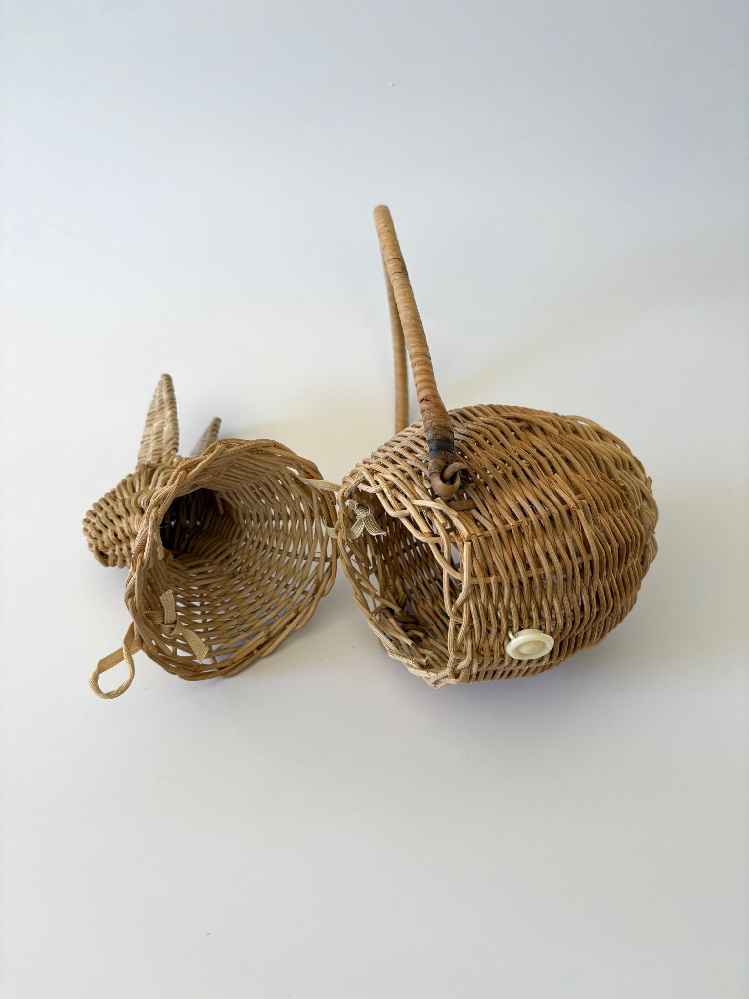 Vintage Wicker Bunny Purse