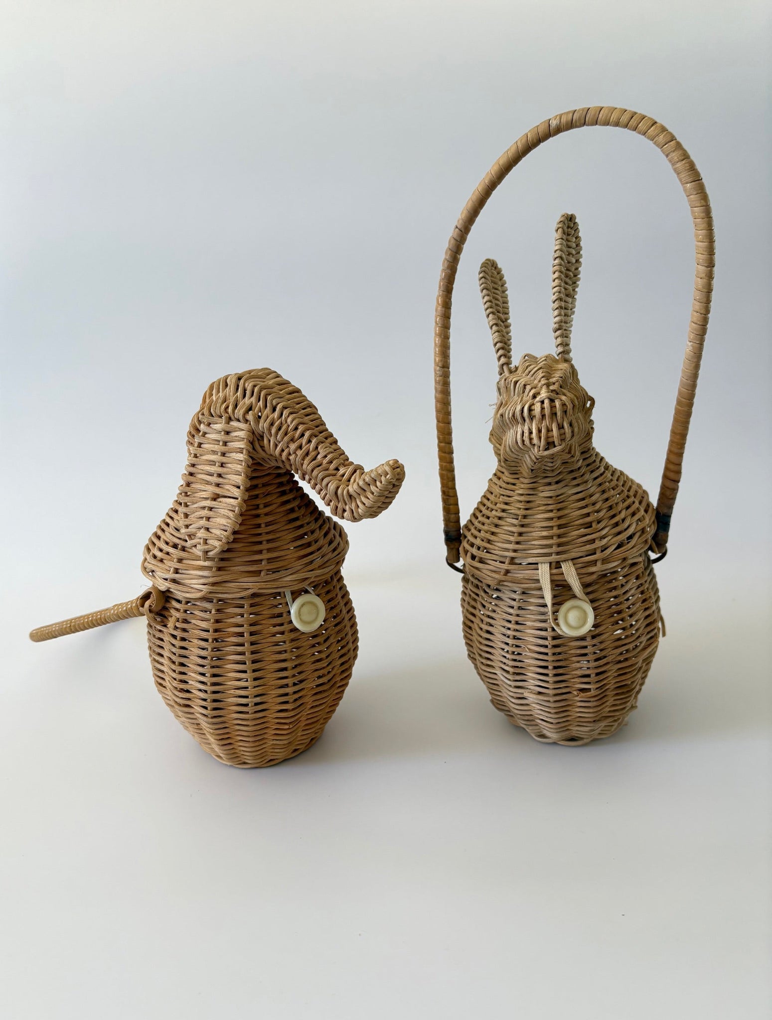 Vintage Wicker Bunny Purse