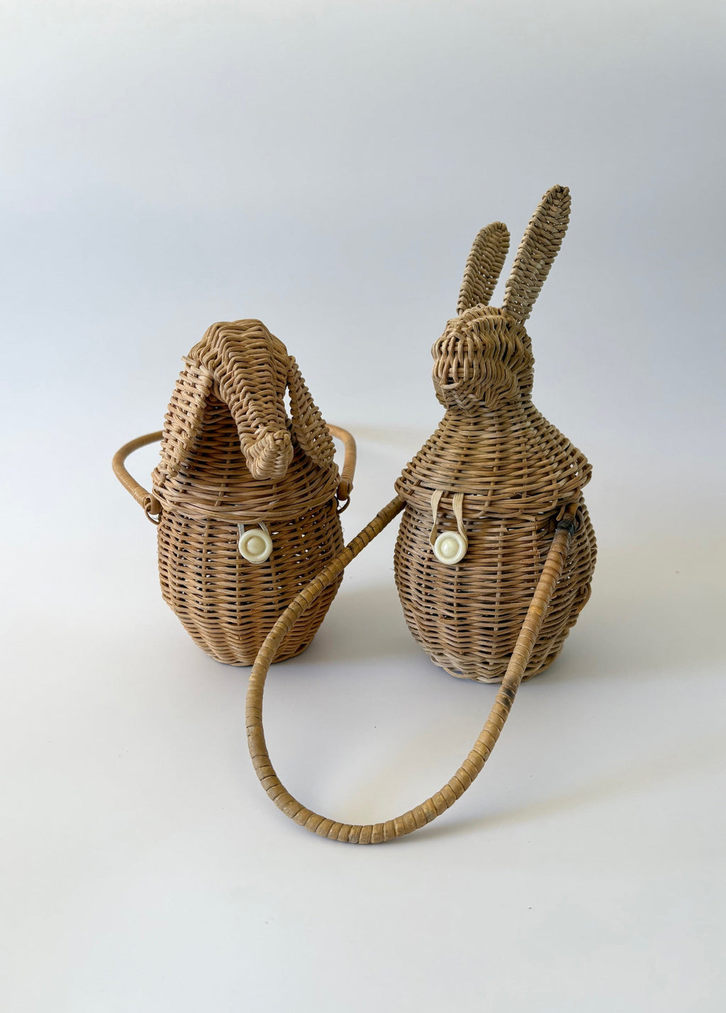 Vintage Wicker Elephant Purse