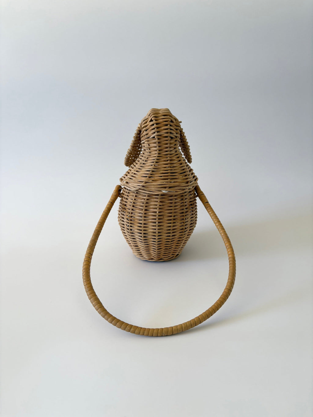 Vintage Wicker Elephant Purse