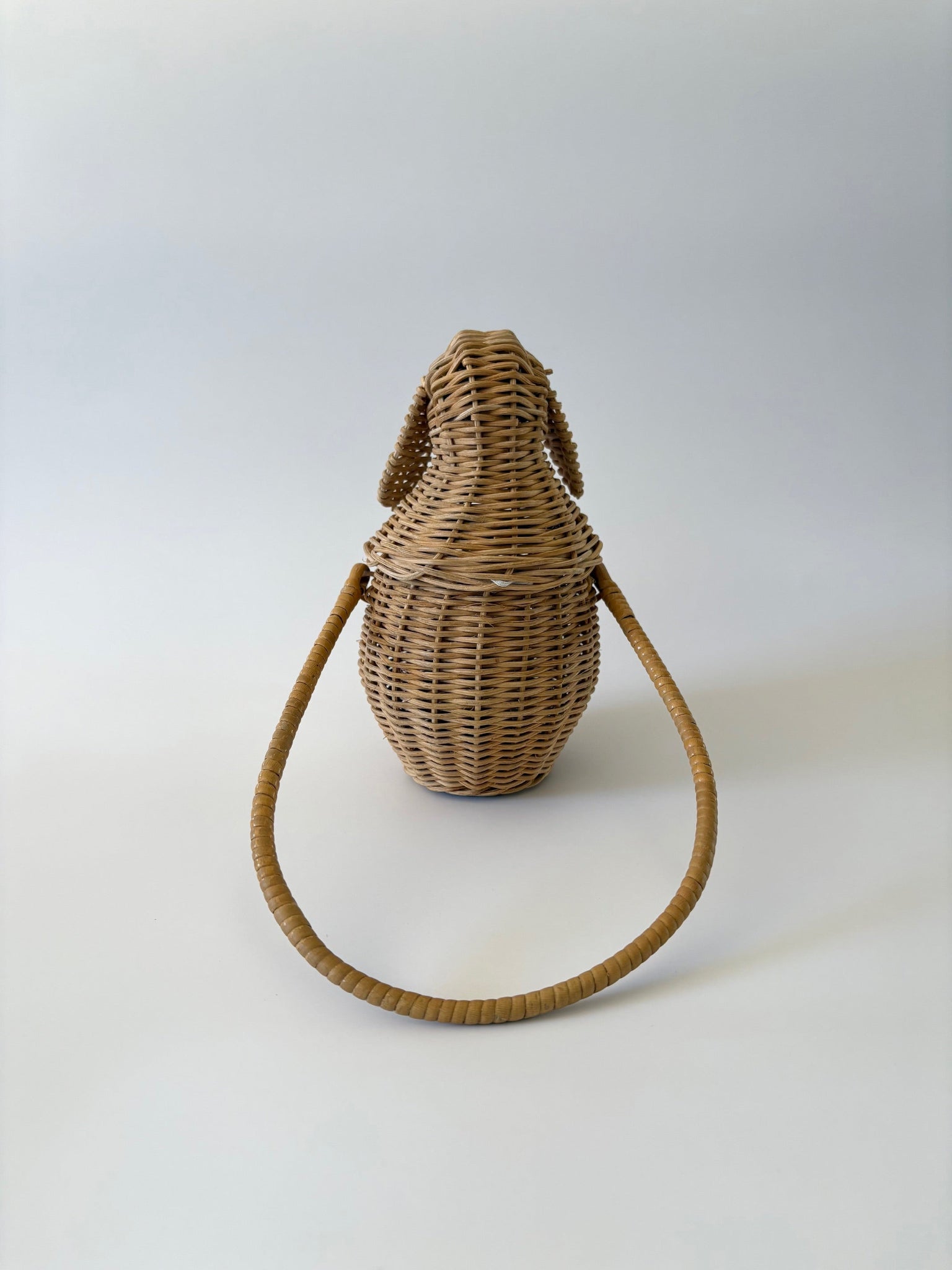 Vintage Wicker Elephant Purse