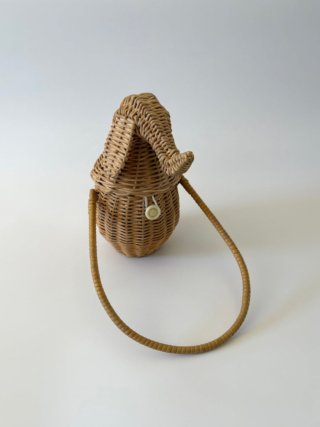 Vintage Wicker Elephant Purse