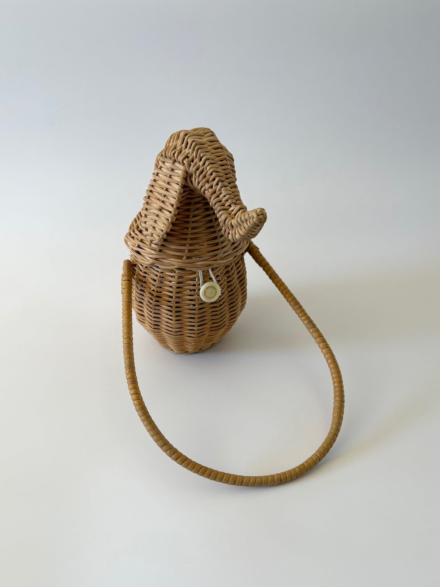 Vintage Wicker Elephant Purse