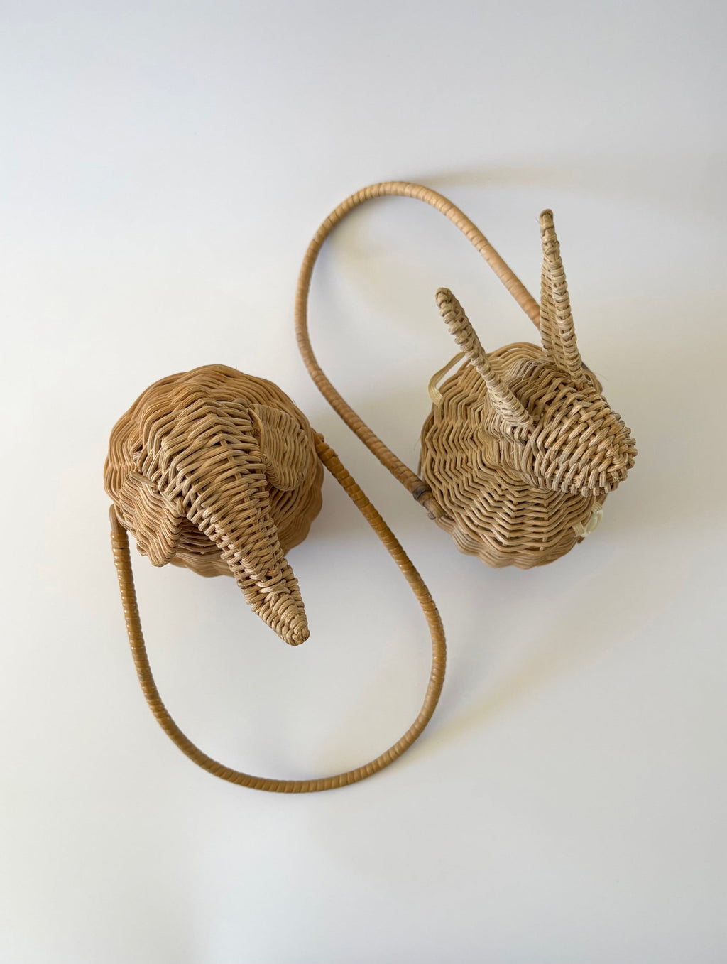 Vintage Wicker Bunny Purse