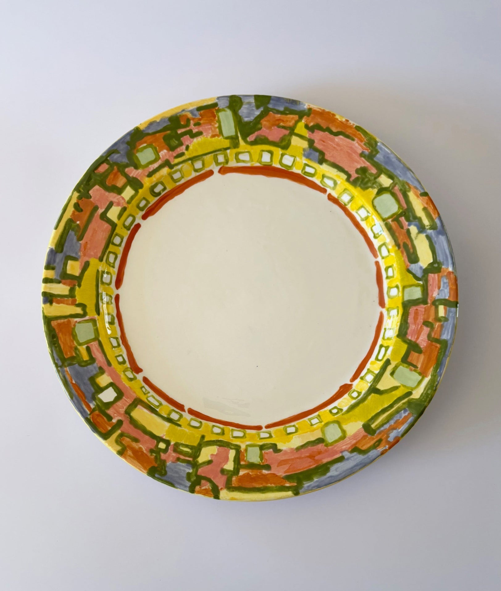 Tetris Pattern Serving Plate