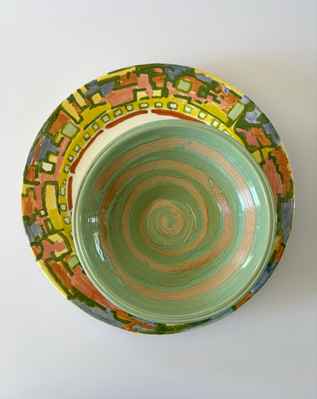 Tetris Pattern Serving Plate