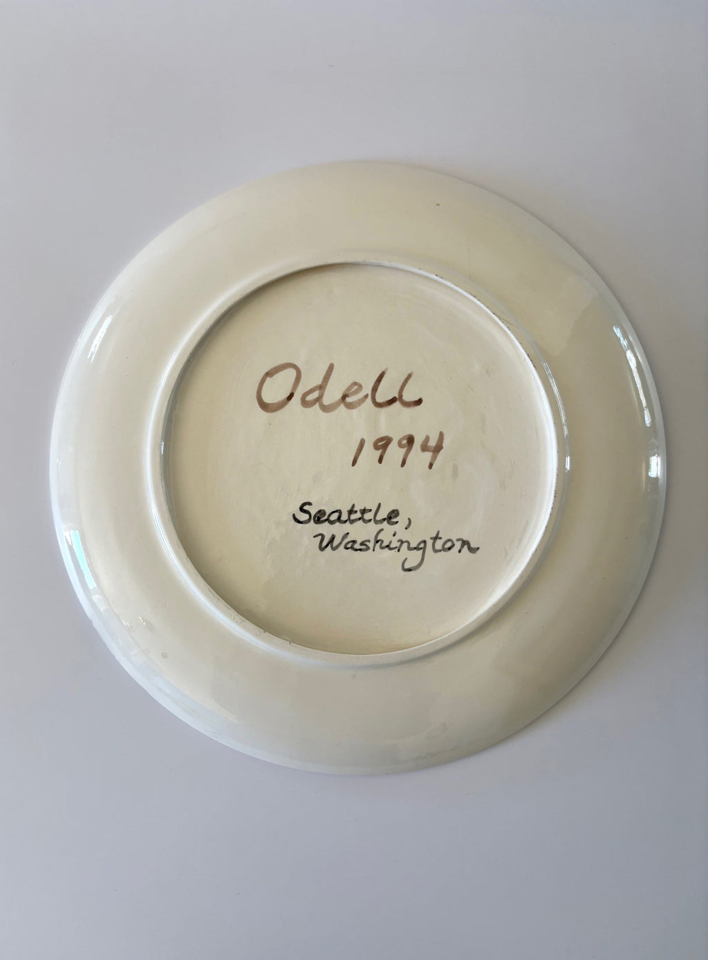 Multicolor-Multipattern Ceramic Serving Plate