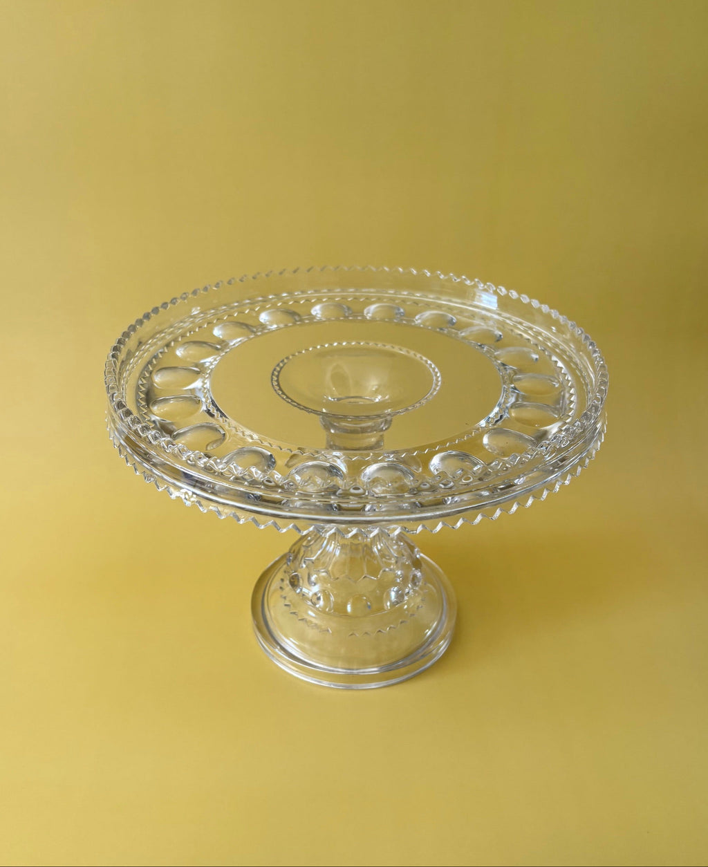 Polka Dot Zig Zag Cake Stand