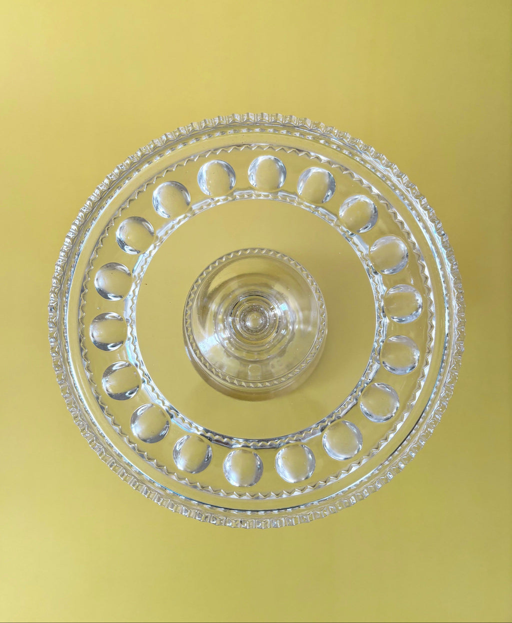 Polka Dot Zig Zag Cake Stand
