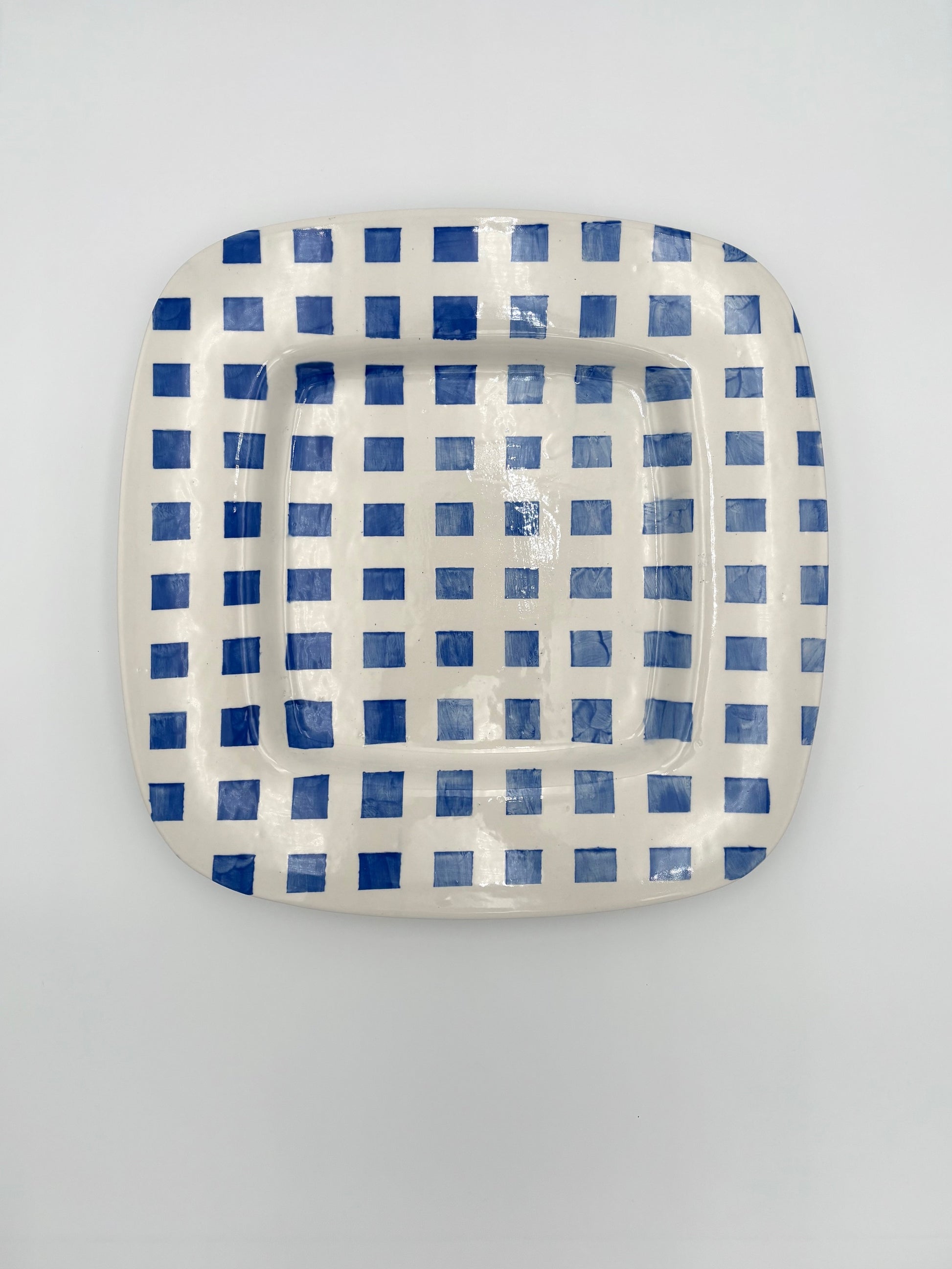 Checkered Serving Plate